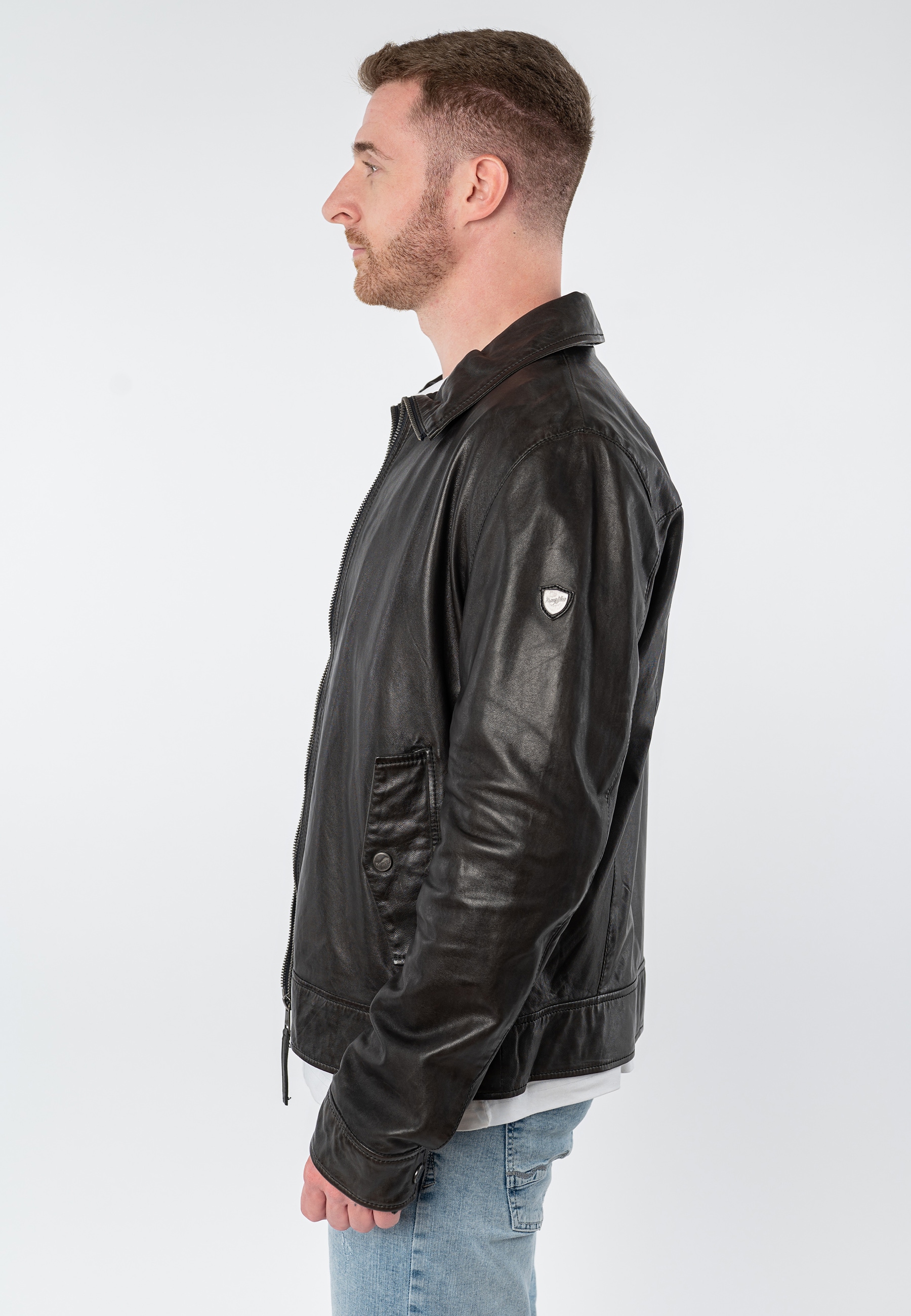 Mauritius Lederjacke »MMVylli« mit Umlegekragen