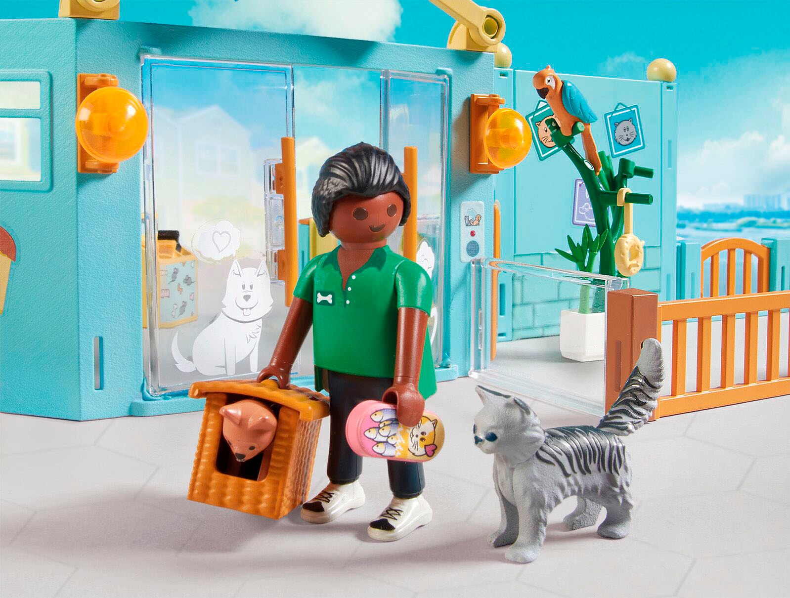 Playmobil® Konstruktions-Spielset »Tierhotel (71742), Playmobil My Life«, (191 St.), Made in Europe