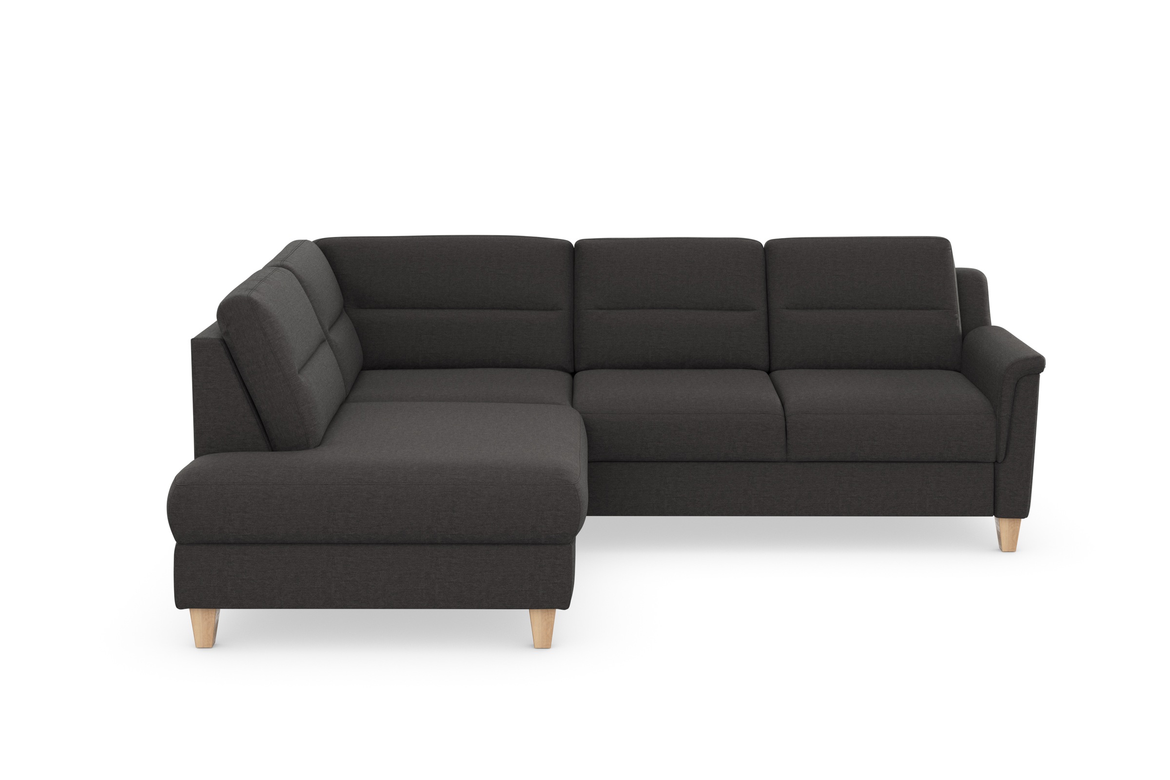 sit&more Ecksofa »Farö L-Form«, inklusive Federkern, wahlweise mit Bettfunktion und Bettkasten