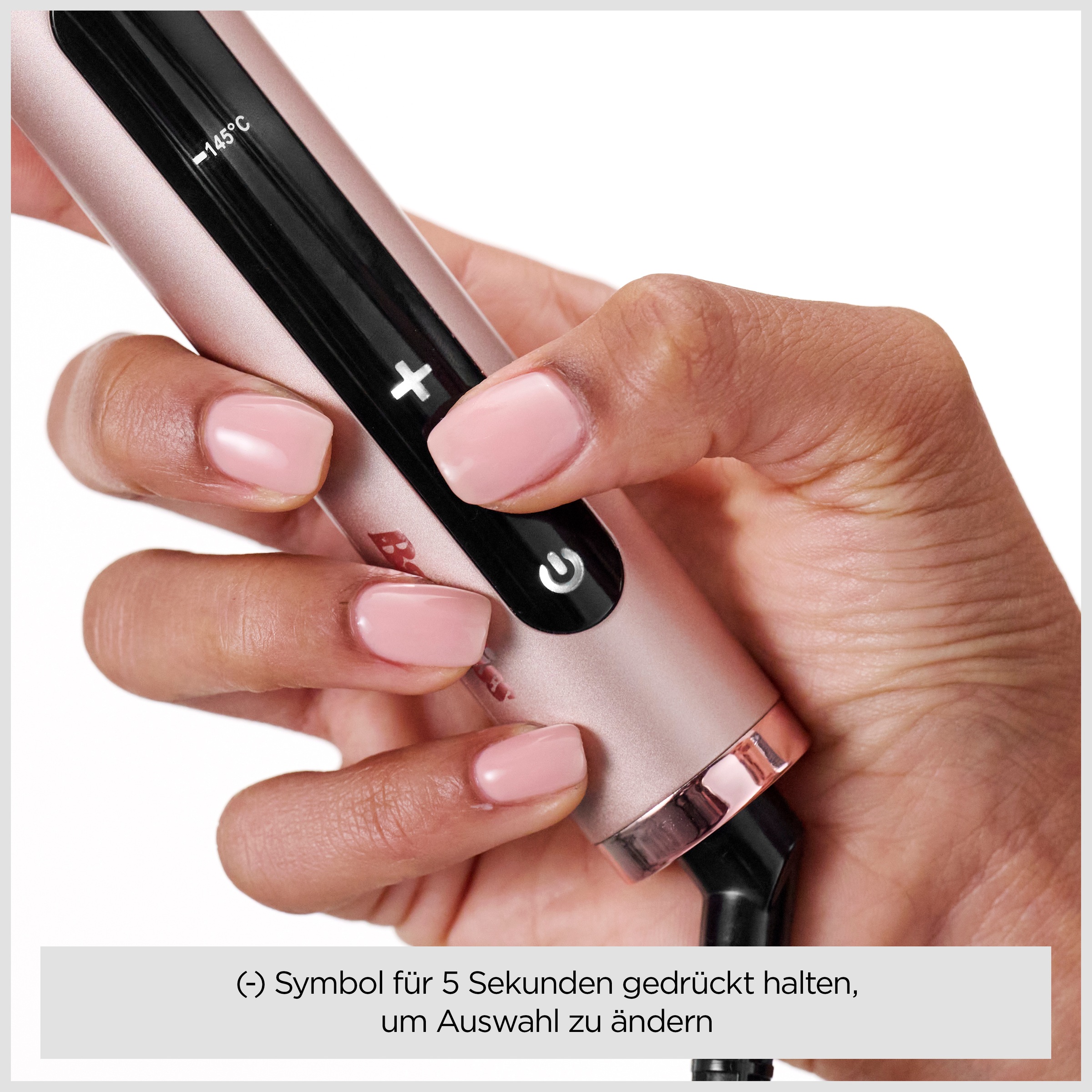 BaByliss Volumen- und Lockenstyler »Boost Hot Thermal Brush, Heizbürste, HSB200E« Keramik-Beschichtung Ionische Lockenbürste, 38mm Thermobürste, Blow-Out und Volumen