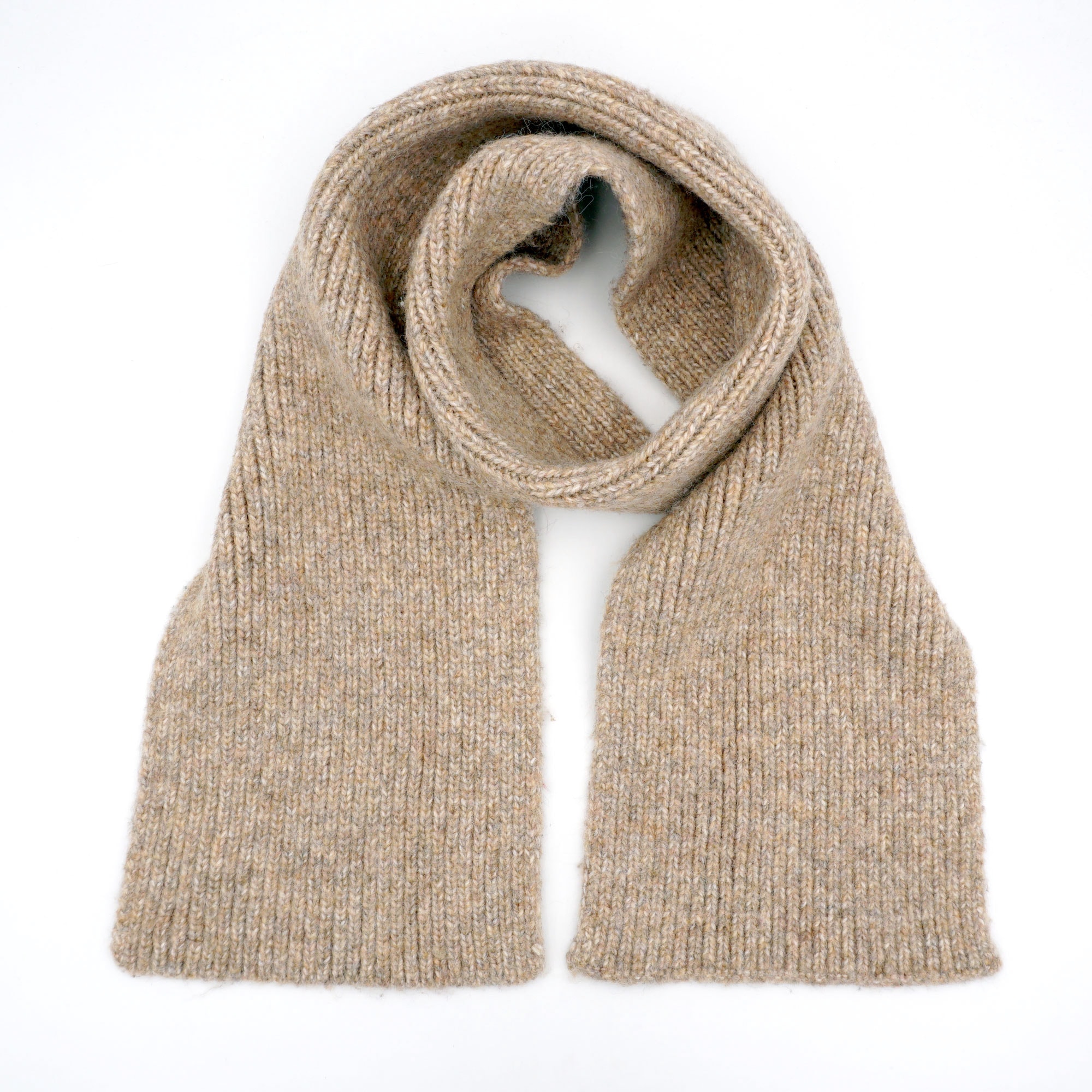 CAPO, Damen, Strickschal Melange-Optik, wärmend, weich, beige, beige, Damenschal von CAPO