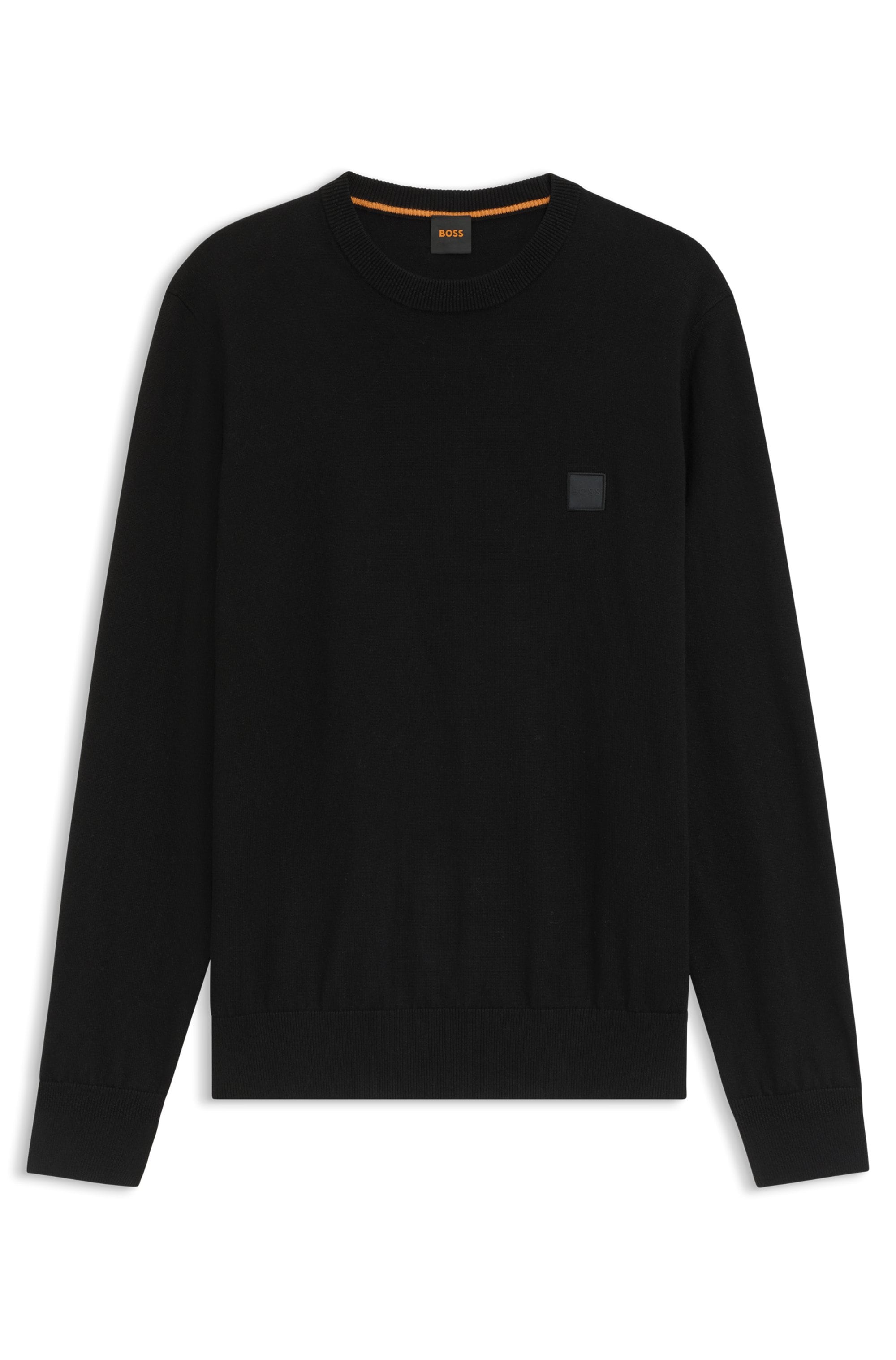 BOSS ORANGE Strickpullover »Kanovano_S 1026«, mit Rundhalsausschnitt