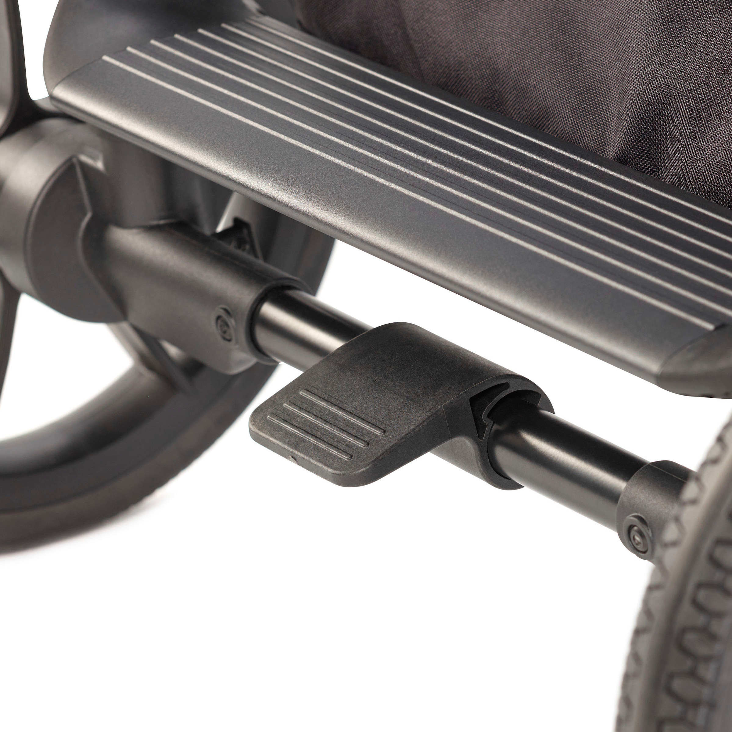 BabyGo Zwillings-Kombikinderwagen »Duo Mega Set, grau«, inkl. 2 Babyschalen mit Adapter, Wickeltasche u. 2 Regenhauben