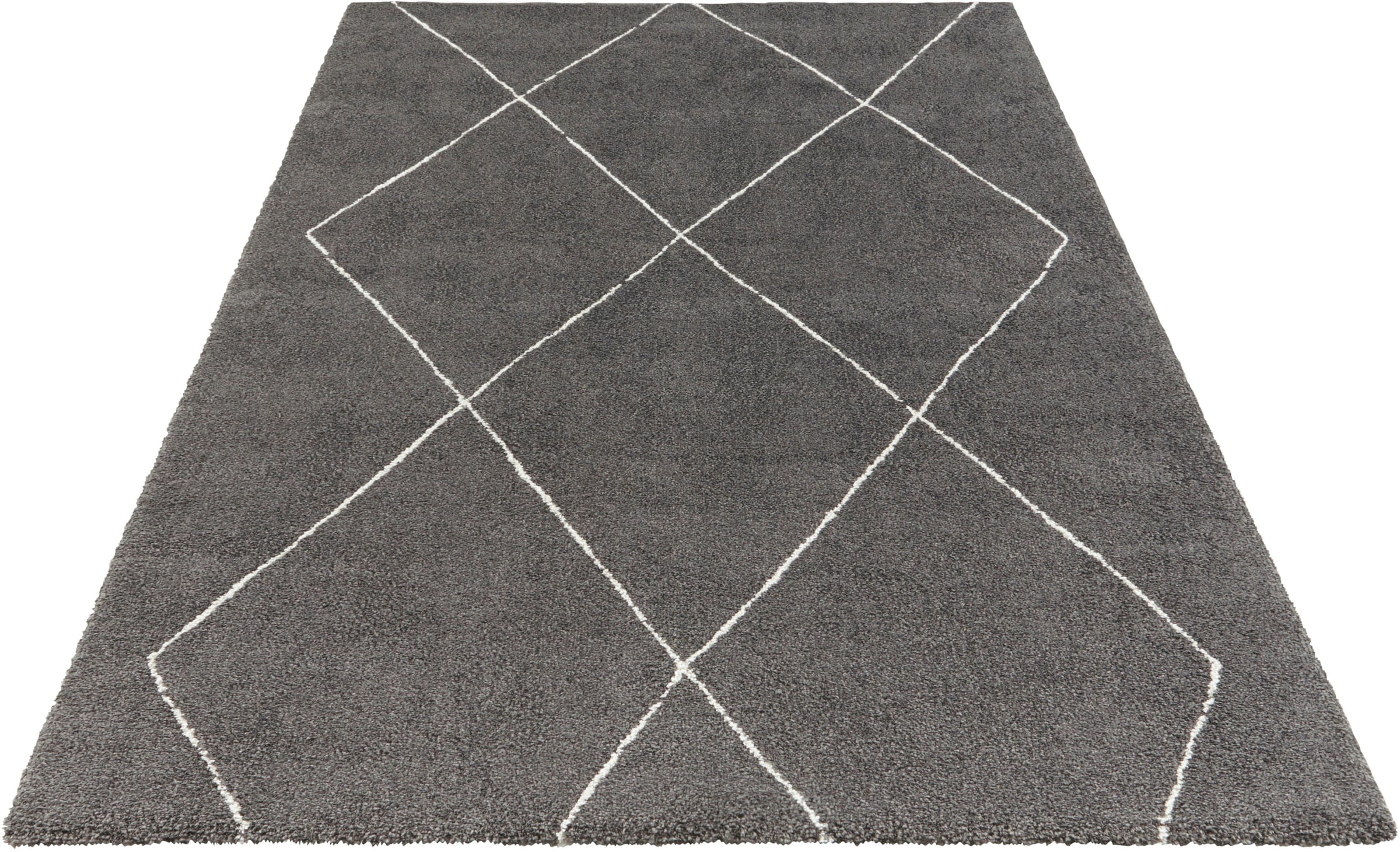 ELLE DECORATION Teppich »Massy« rechteckig 14 mm Höhe Kurzflor, Teppich, Modern, Scandi, 3D Effekt, Wohnzimmer, Schlafzimmer