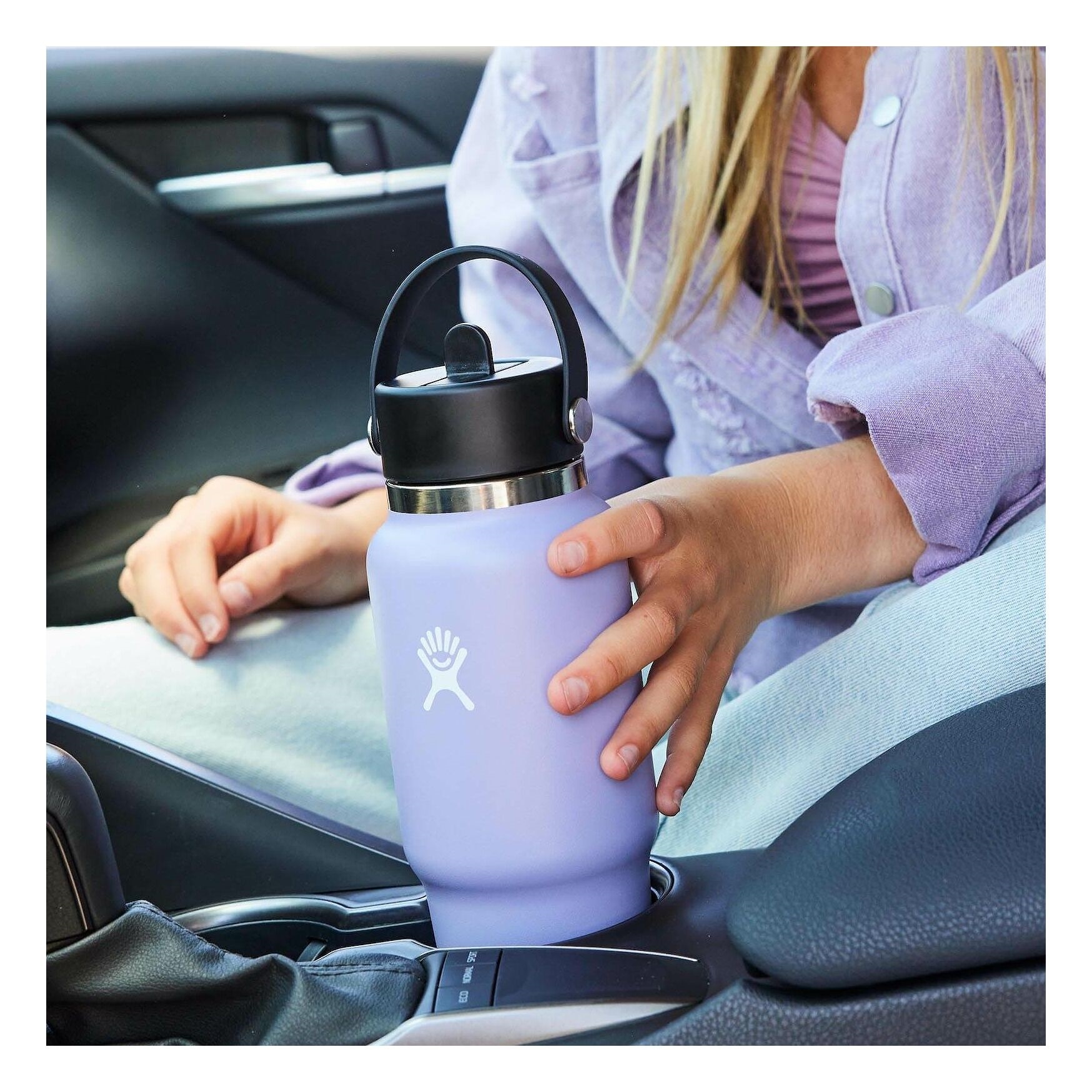 Hydro Flask Isolierflasche »32 oz Travel Wide Flex Straw Cap« Color Last™-Pulverbeschichtung, 946 ml