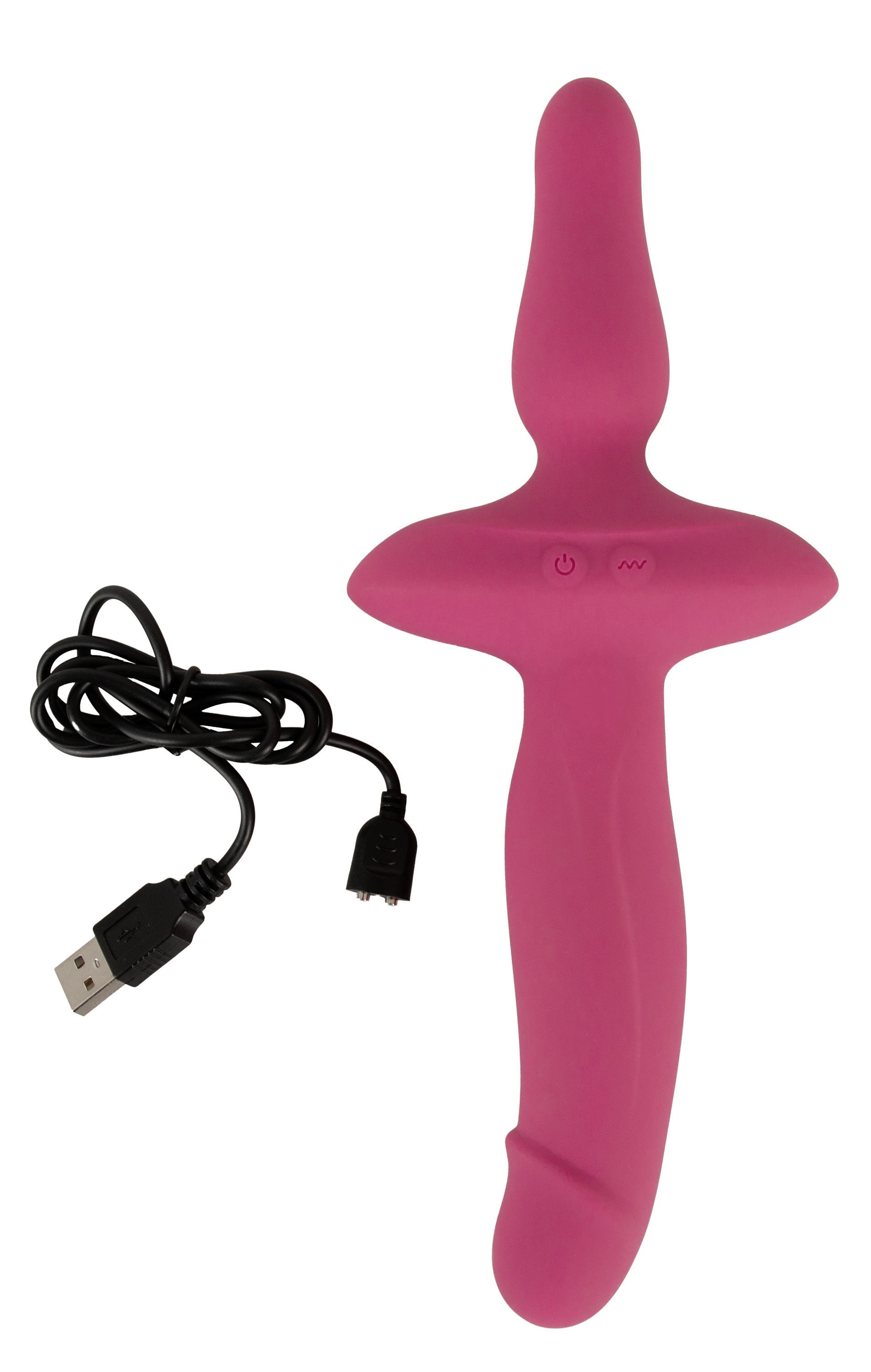 coup!es choice Vibrator »Doppelvibrator 2in1 Vibrator + Butt Plug«