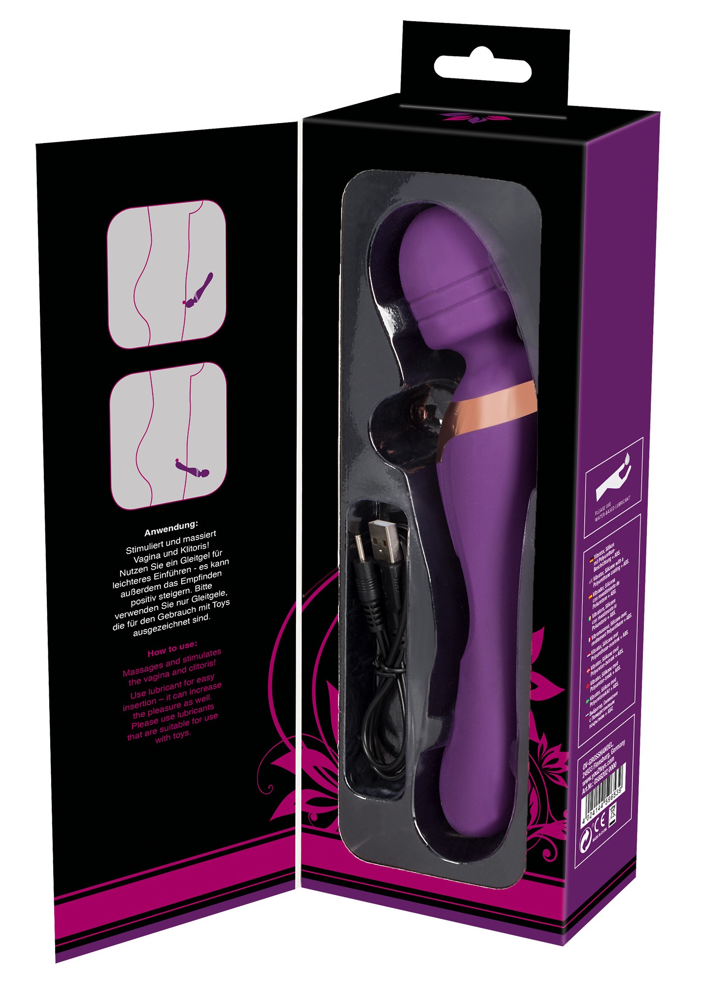 Javida Vibrator »Massagestab Double Massager«