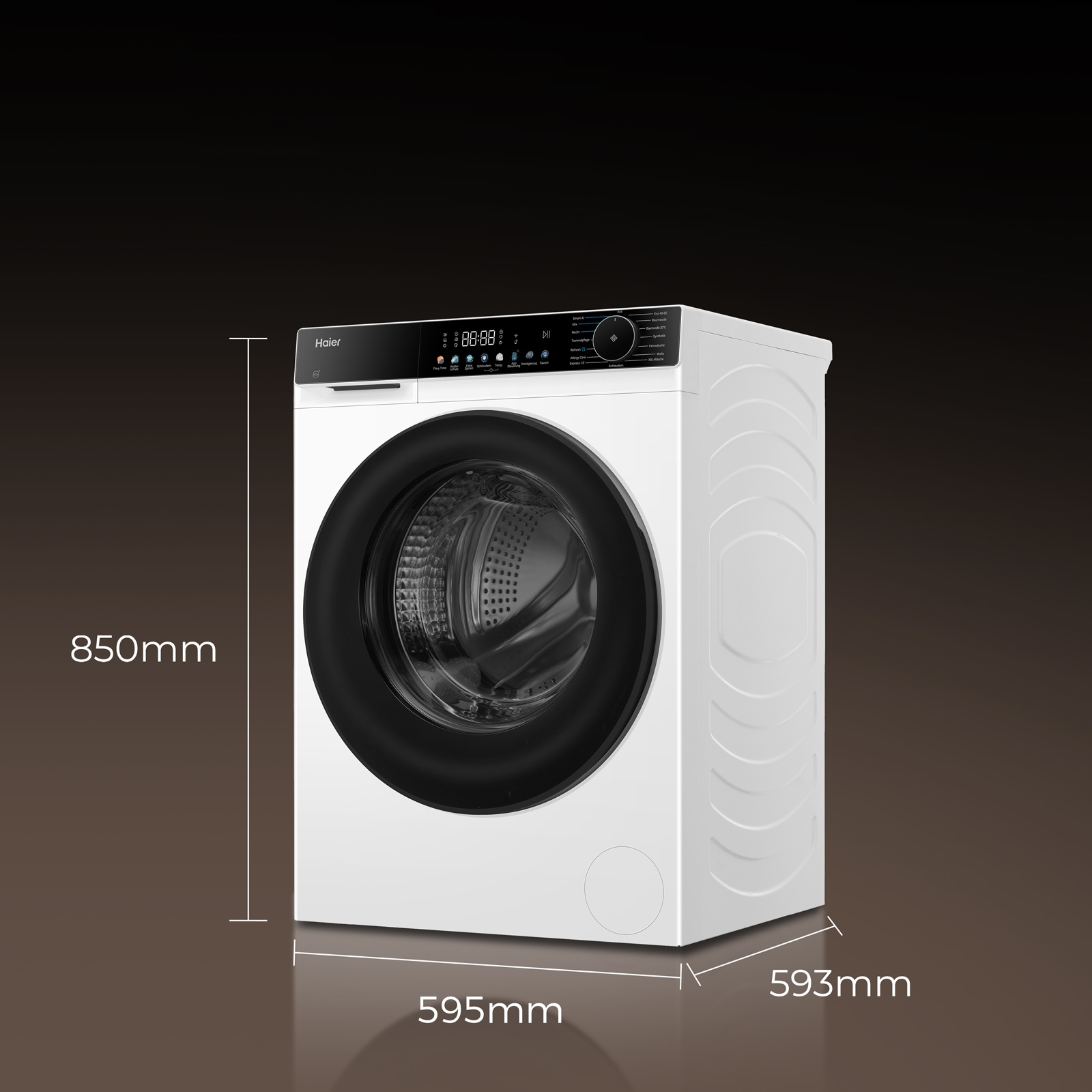 Haier Waschmaschine G5 Serie »HW120-BP14657U1« 12 kg 1400 U/min Smart AI Automatikprogramm & Wi-Fi