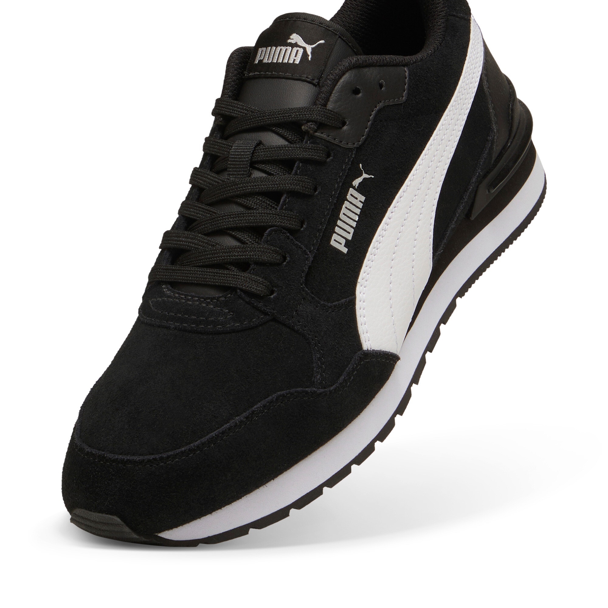 PUMA Sneaker »ST RUNNER V4 SD«  mit Retro-Style, Obermaterial aus Leder, SOFTFOAM+ Einlegesohle