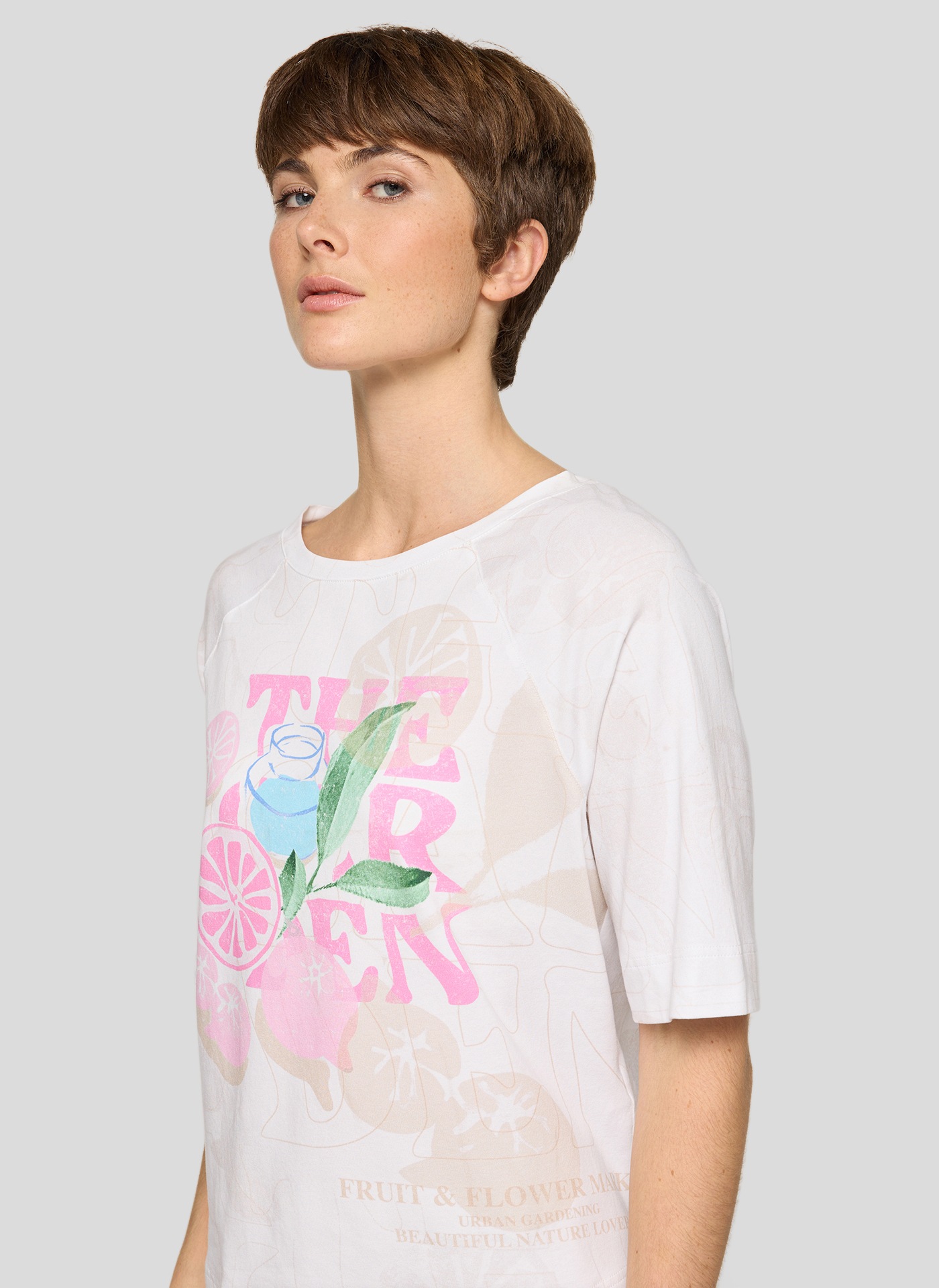 Rabe T-Shirt mit Print