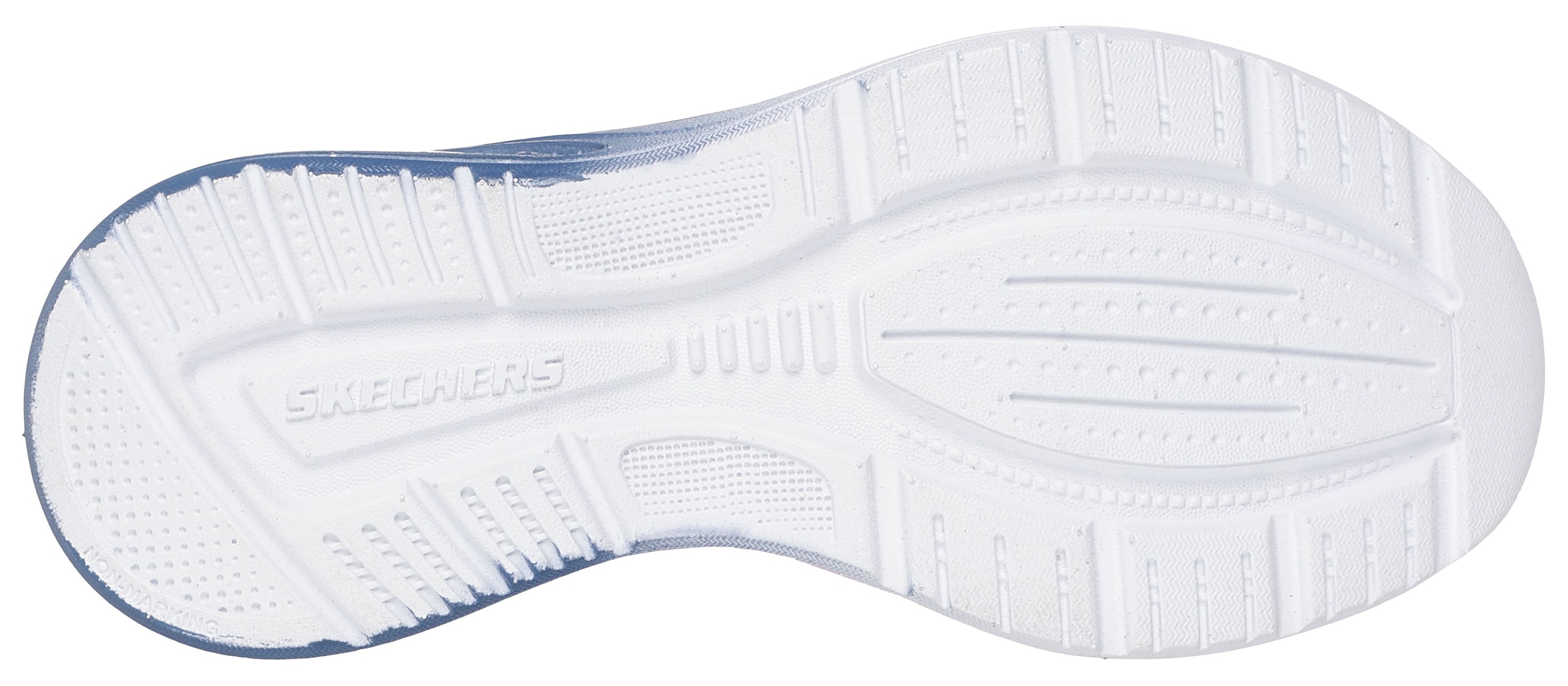 Skechers Sneaker »MICROSPEC MAX ADVANCE«, Slip-OnSneaker, Klettverschluss,S-Logo, Größenschablone zum Download
