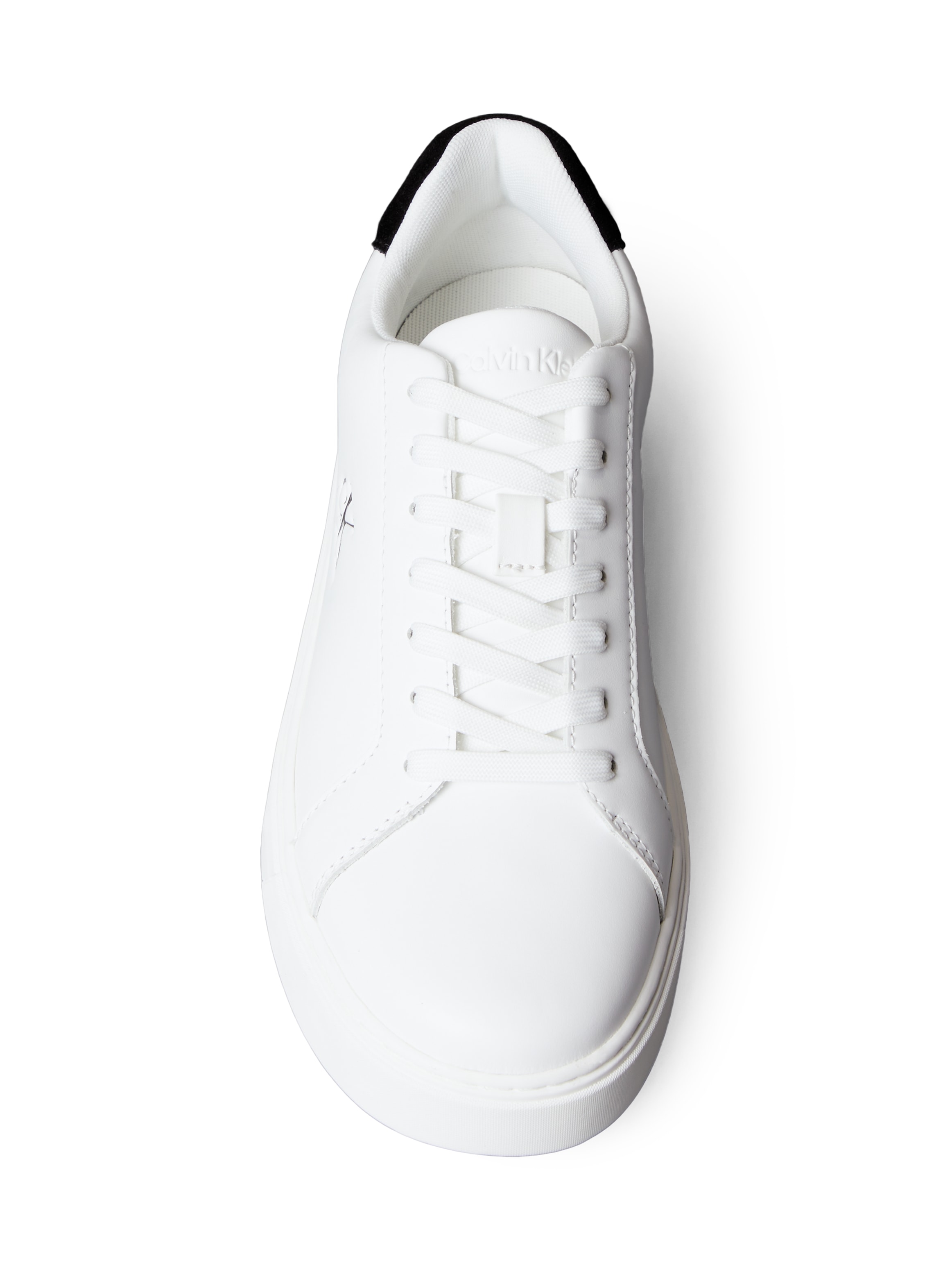 Calvin Klein Jeans Sneaker »CLASSIC CUPSOLE LACEUP LTH«  Schnürschuh, Freizeitschuh mit Fersenbesatz und seitlichem CK-Logo