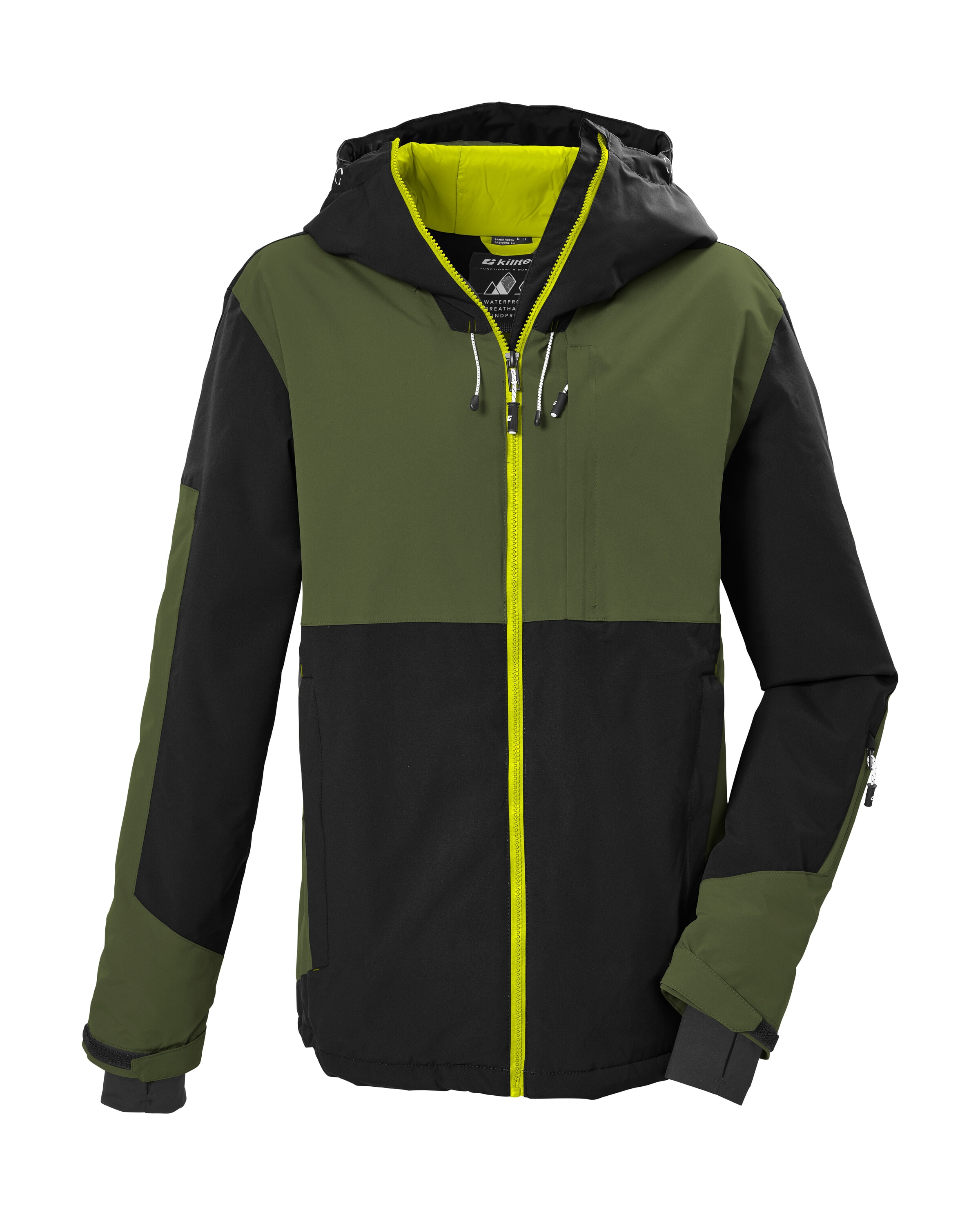 Killtec Skijacke »KSW 287 MN SKI JCKT« Helmkompatible, wasserdichte Skijacke mit Teflon EcoElite™