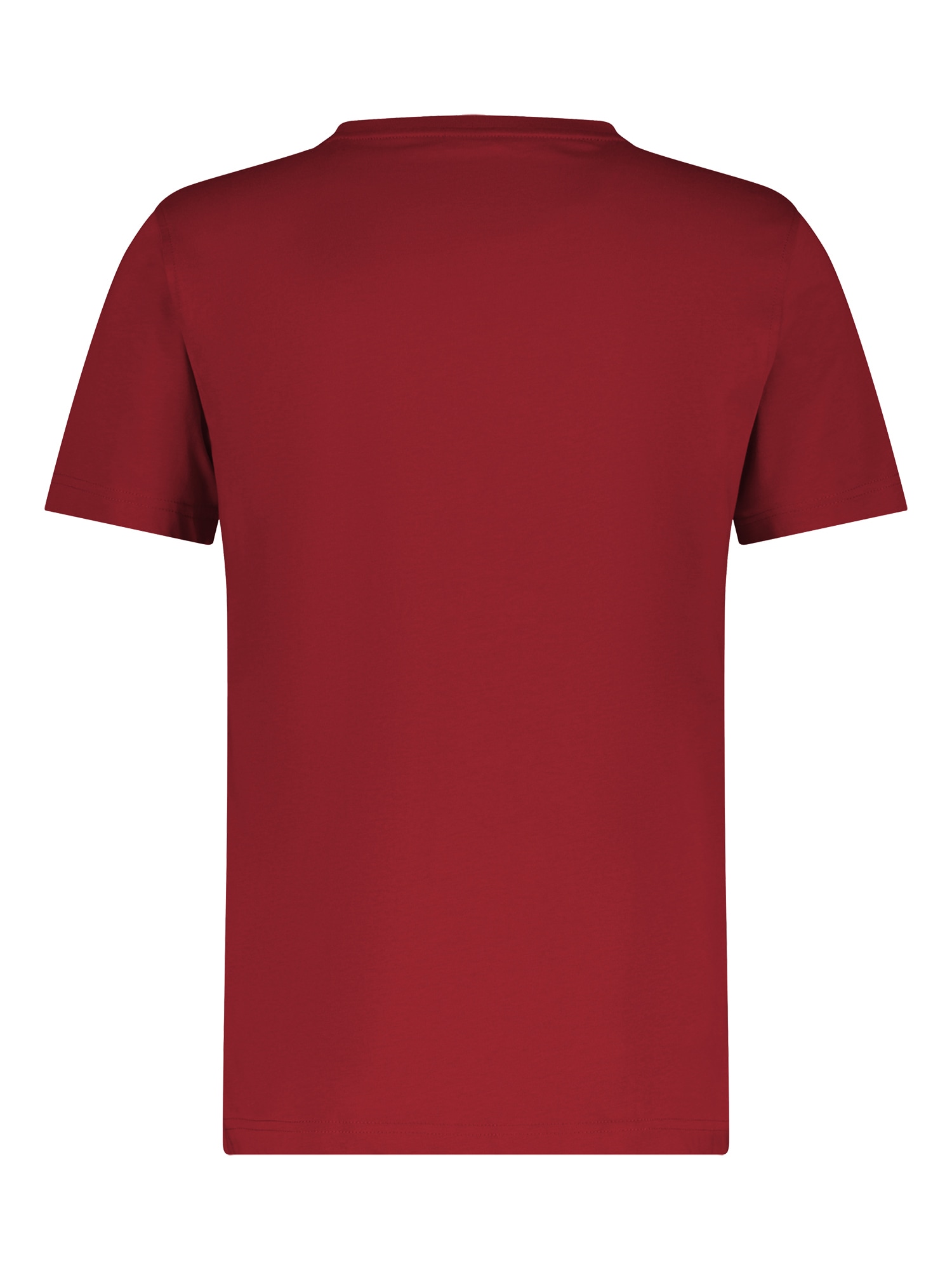 LERROS T-Shirt »LERROS Basic T-Shirt mit Logostitch, unifarben«