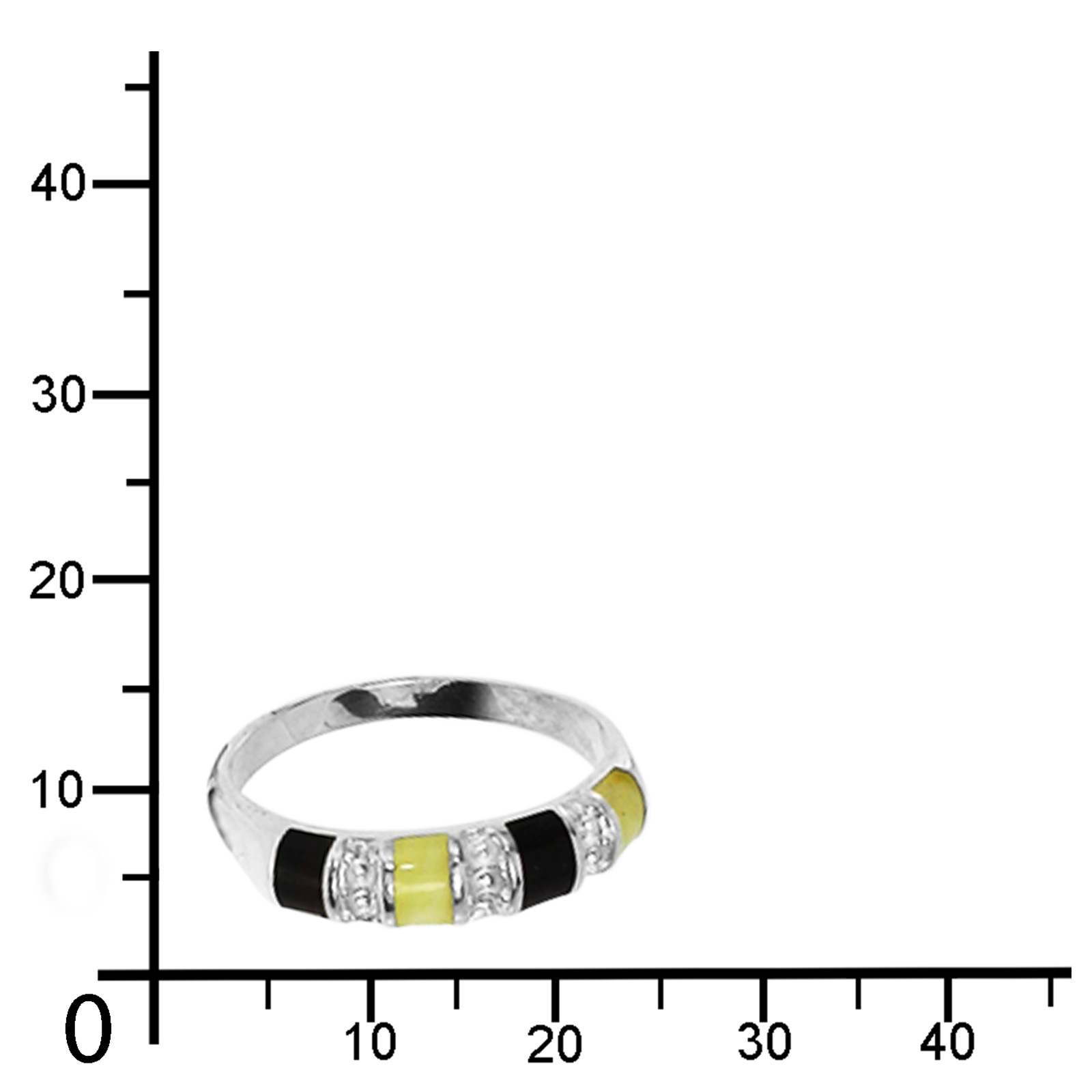 OSTSEE-SCHMUCK Solitärring »- Bente - Silber 925/000 - Bernstein«