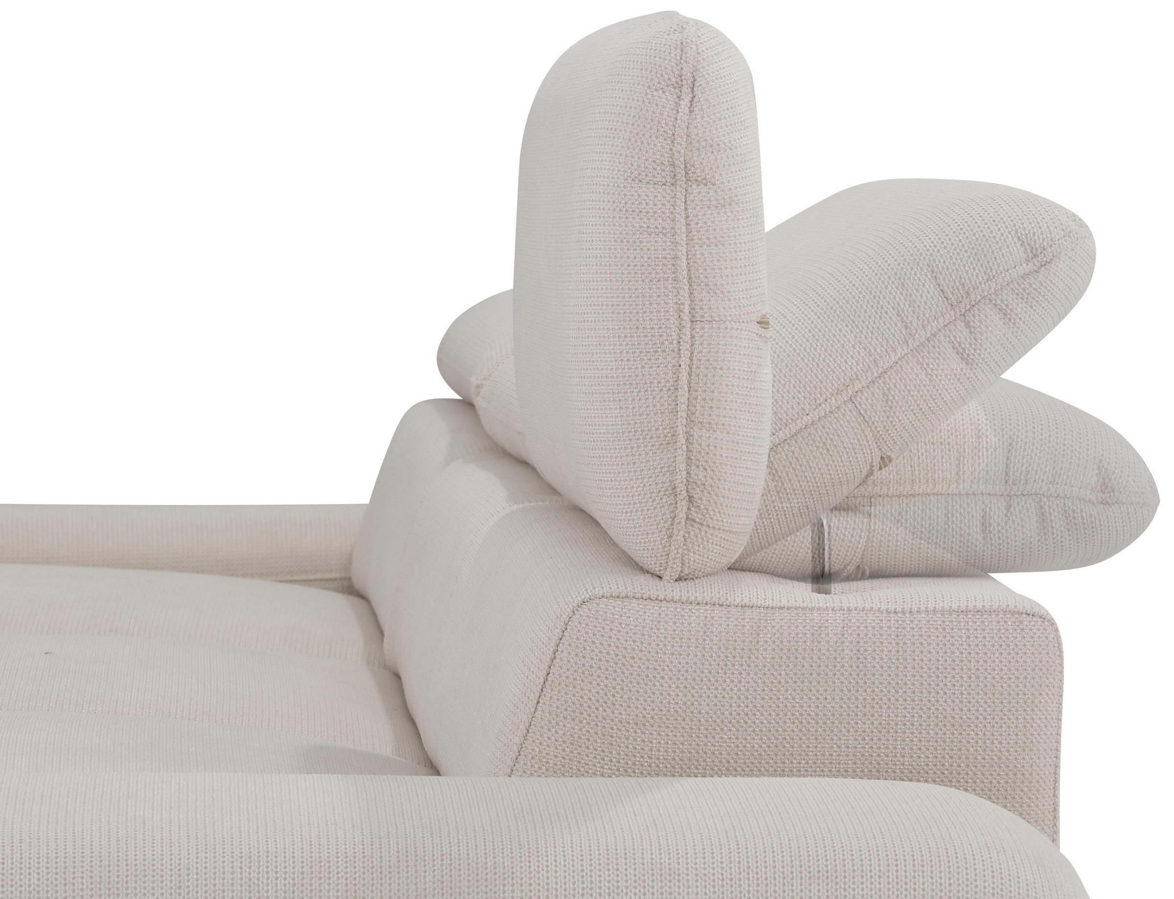 Home affaire Ecksofa »Alberto L-Form«, mit Kopfteilverstellung, wahlweise mit Bettfunktion