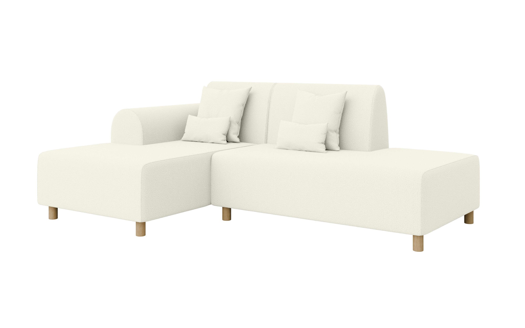 INOSIGN Ecksofa »Suyala«, L-Form mit Hocker