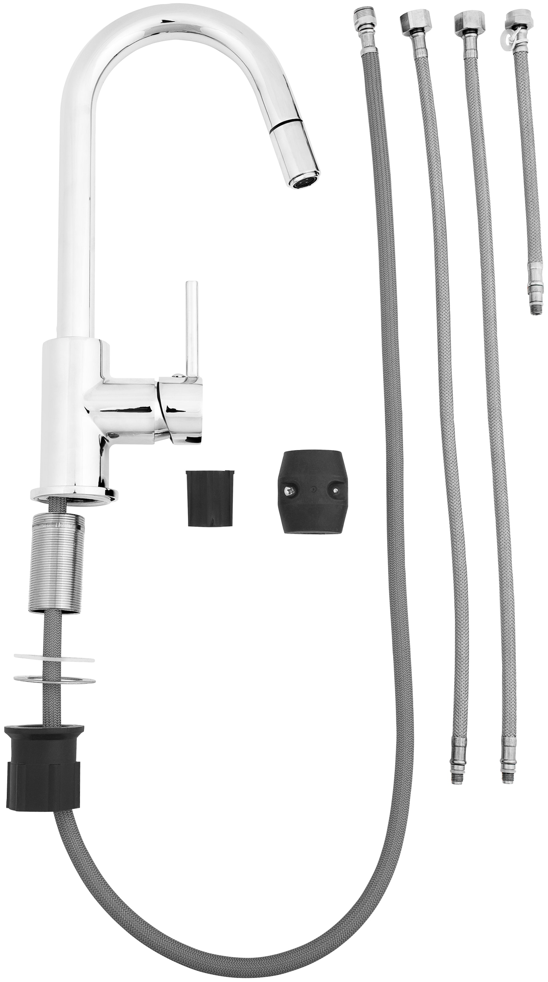 CORNAT Spültischarmatur »Kirna« HD, Messing, verchromt