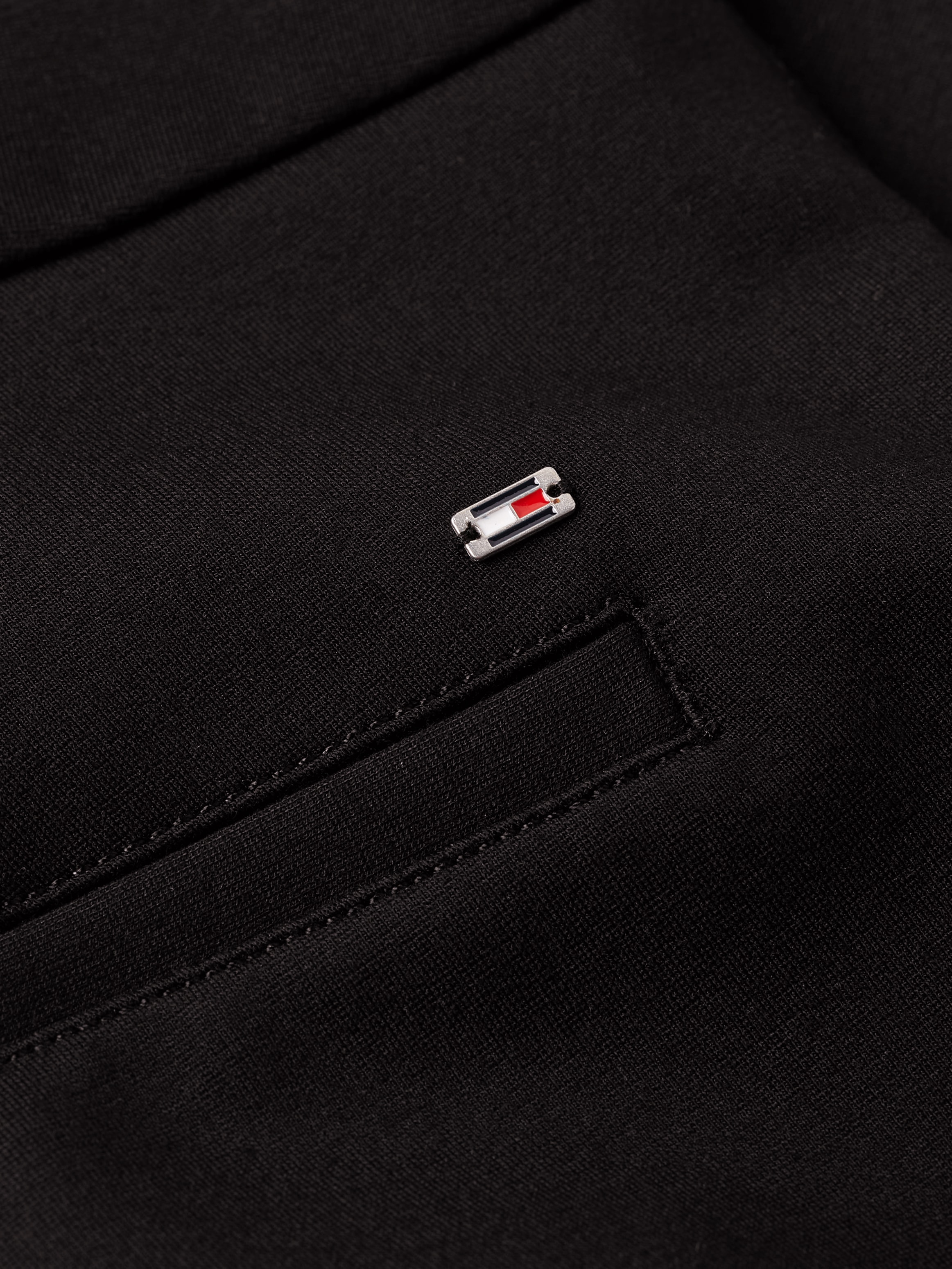 Tommy Hilfiger Webhose »ELEVATED SLIM STRAIGHT KNIT PANT«, mit Tommy Hilfiger Markenlabel