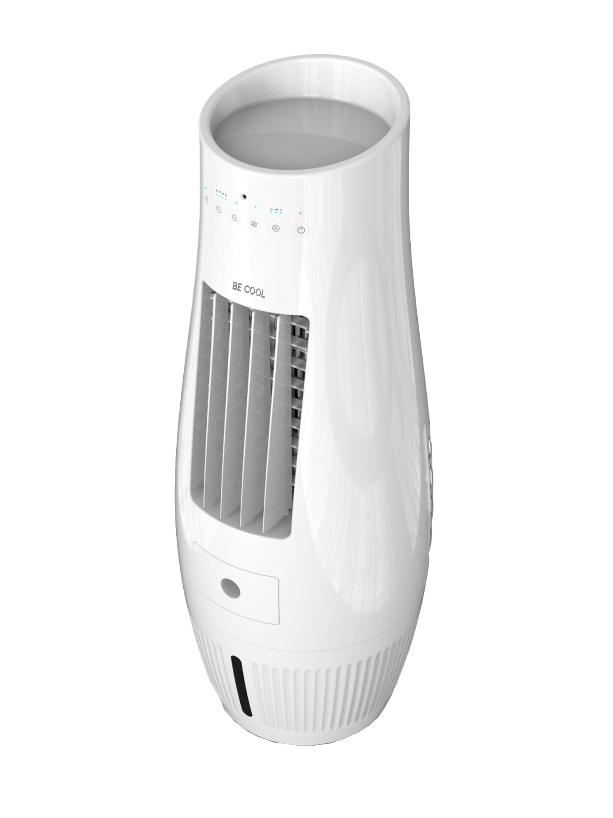 be cool Ventilatorkombigerät »Design-Luftkühler mit Mückenabwehr 7l BC07AC60WF weiß«, Insektenvertreibung, Blumentopf-Ausnehmung, Fernbedienung