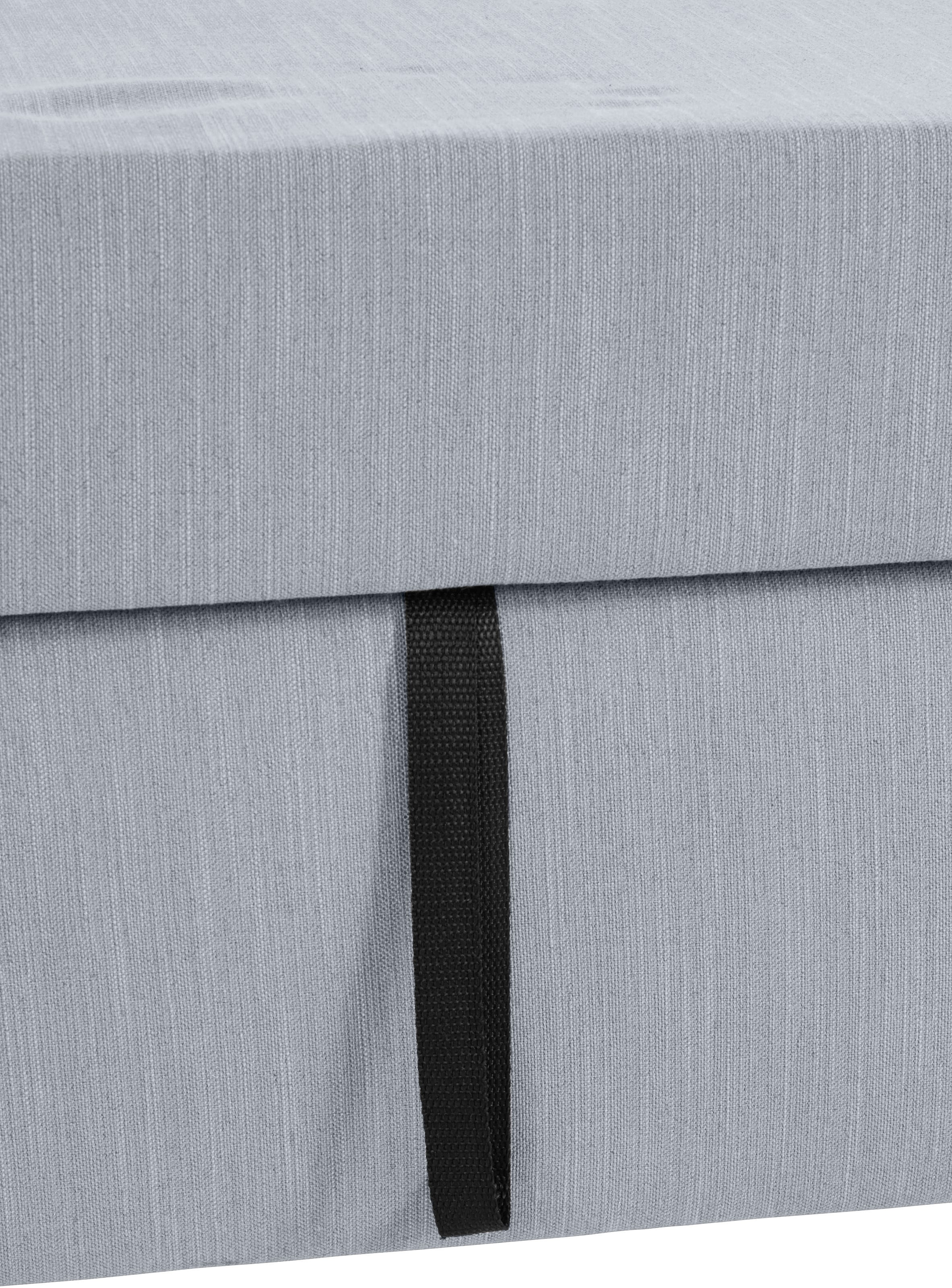 OTTO products Ecksofa »Grazzo L-Form«, hochwertige Stoffe aus recyceltem Material, Steppung im Sitzbereich
