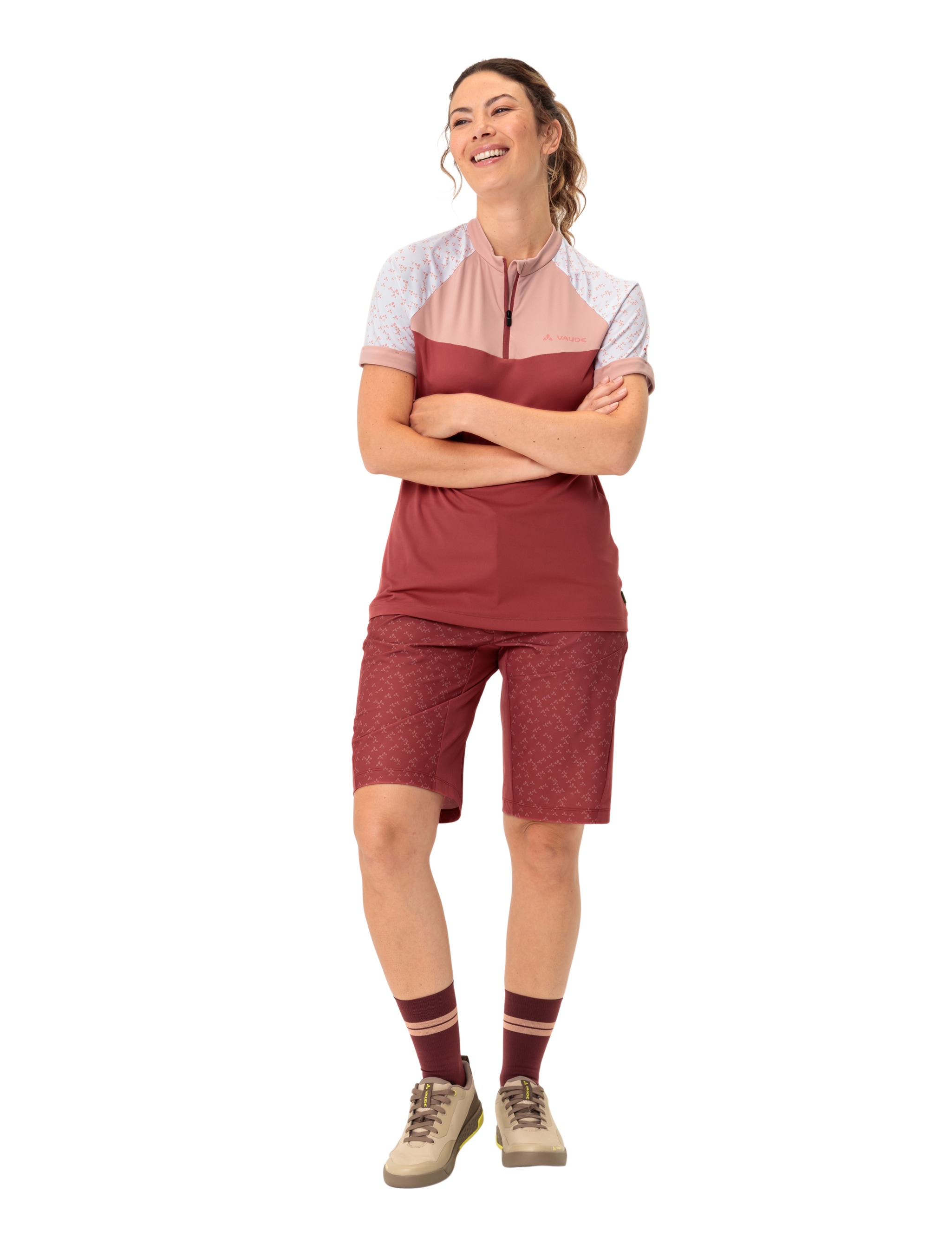 VAUDE Funktionsshirt »WOMEN'S LEDRO PRINT SHIRT«, Fahrradshirt