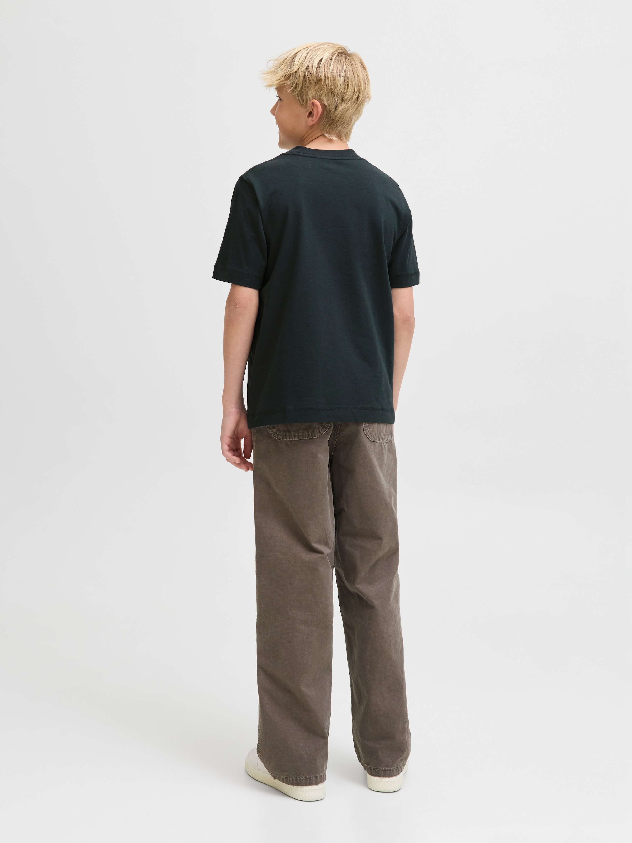 Jack & Jones Junior T-Shirt »JORNORREBRO EMB TEE SS CN NOOS JNR« Baumwolle, relaxed fit, Kurzarm