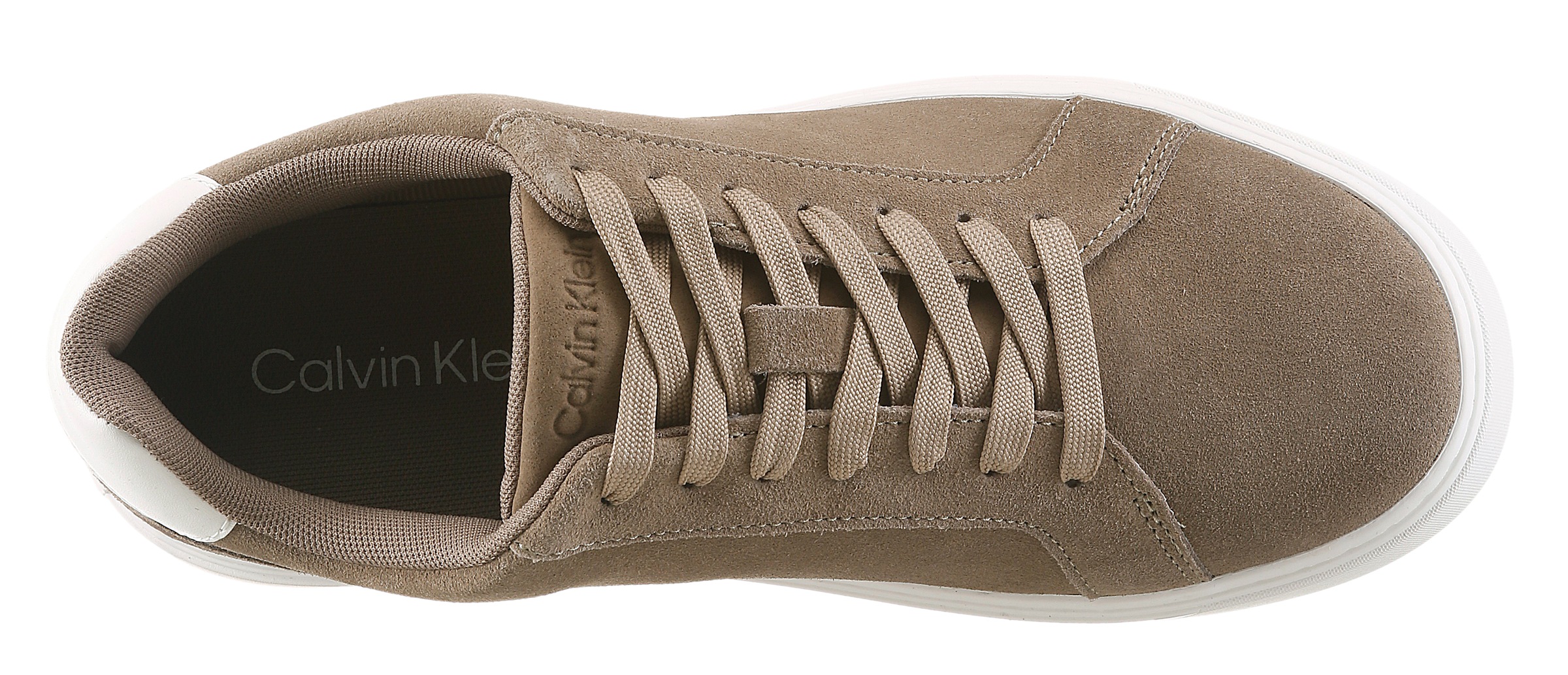 Calvin Klein Jeans Sneaker »CLASSIC CUPSOLE LACEUP SU«  Schnürschuh, Halbschuh, Freizeitsneaker mit seitlichem CK-Logo
