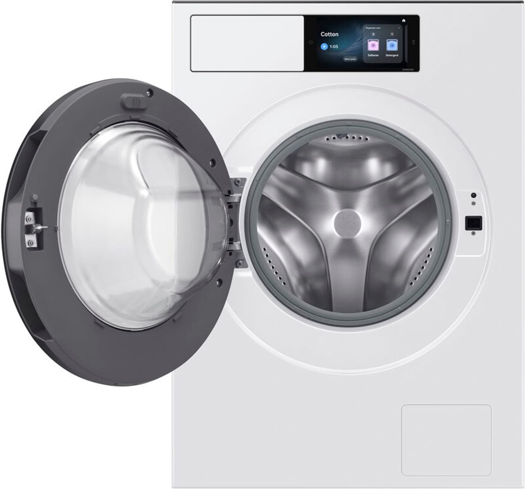 Samsung Waschmaschine »WF90H09C4W« 9 kg 1400 U/min Großes 7" Touchdisplay   So smart wie dein Phone