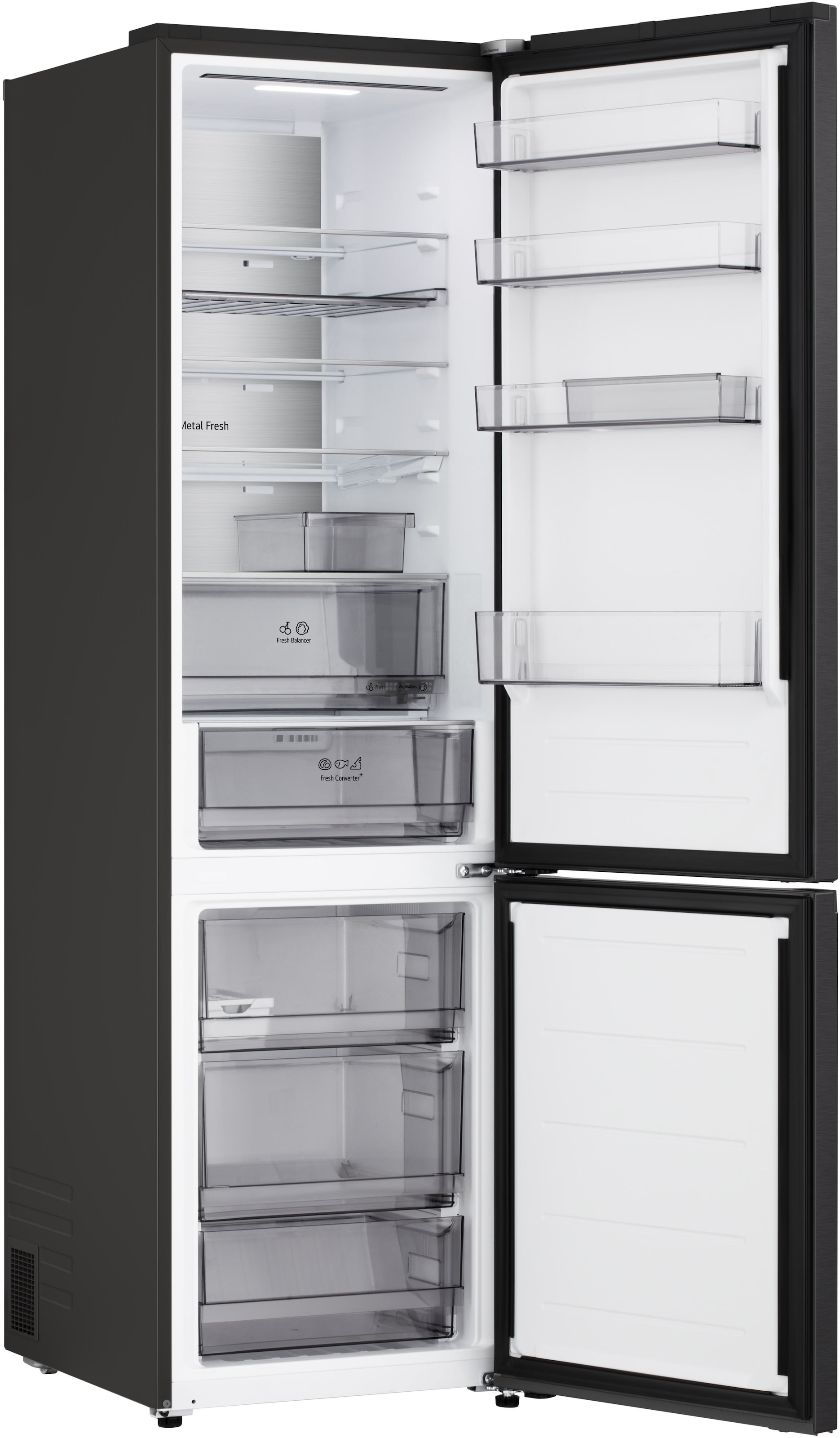 LG Kühl-/Gefrierkombination Serie 5 »GBBS525CEV« 203 cm hoch 59,7 cm breit Total No Frost, ThinQ mit AI Fresh & Saving Mode