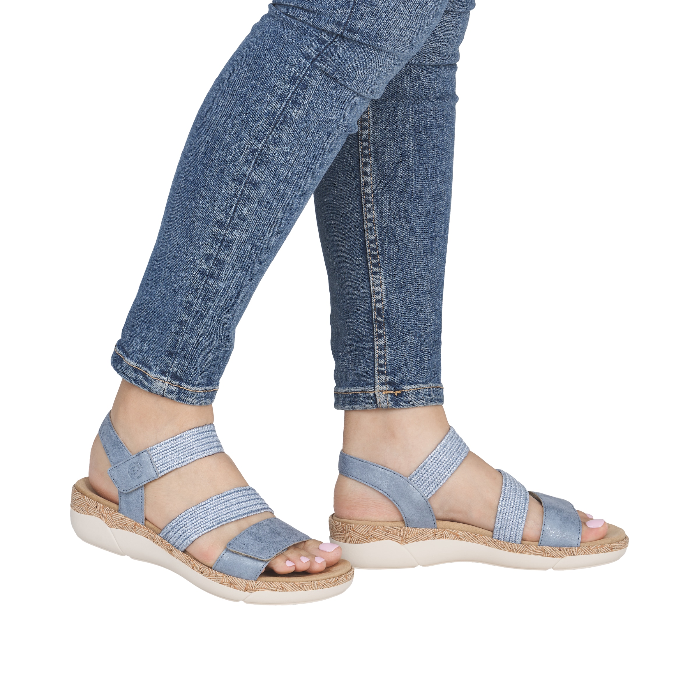Remonte Keilsandalette  Riemchensandale, Bequemschuh, Sommerschuh mit Soft-Fußbett