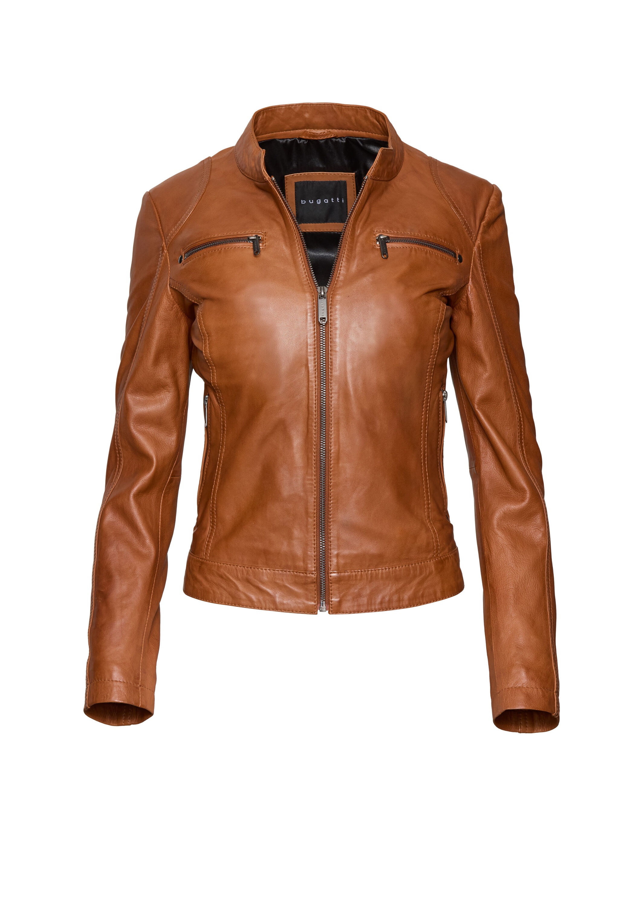 bugatti Lederjacke »BULady-110« ohne Kapuze aus weichem Leder