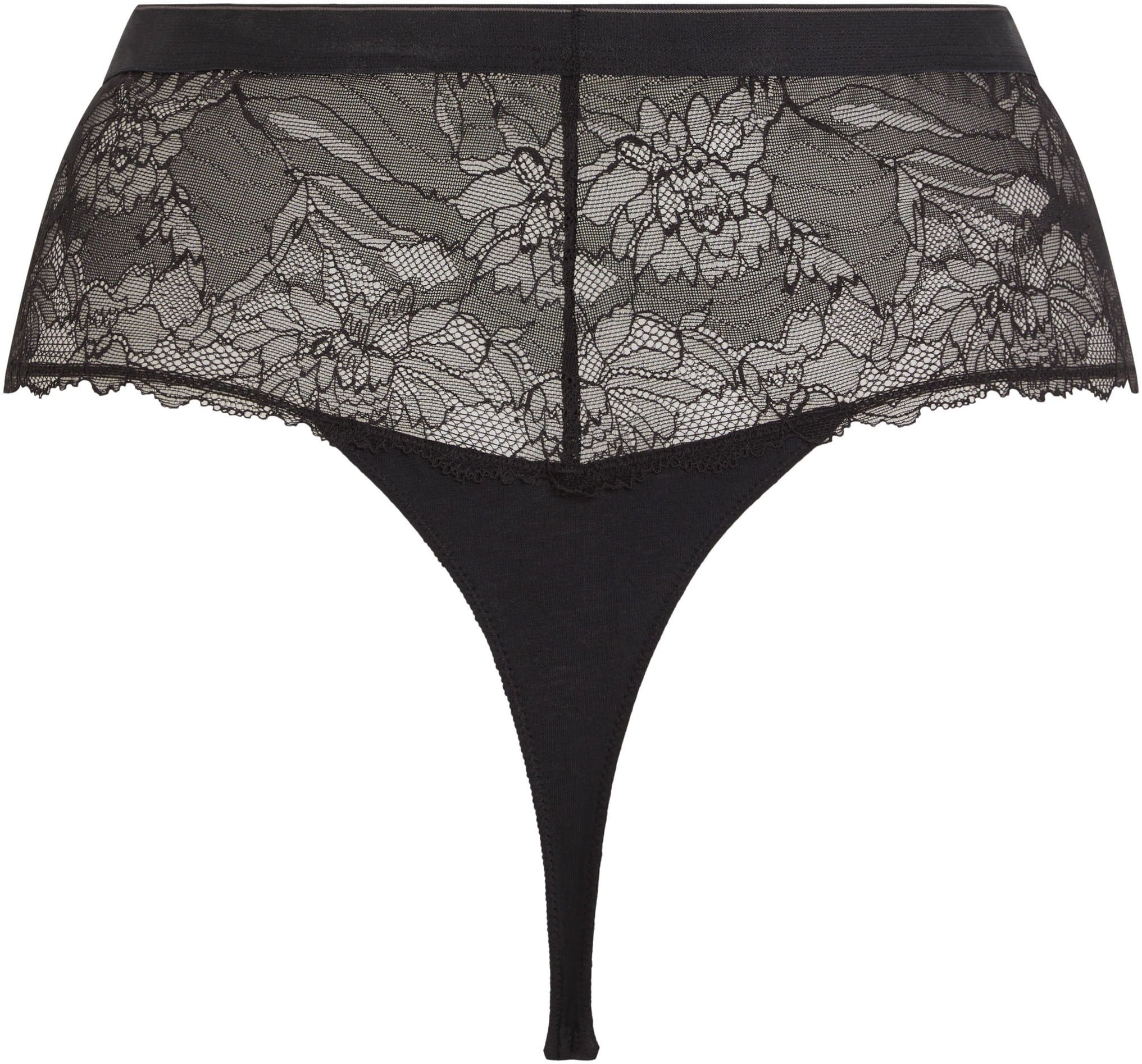 Calvin Klein Underwear Tanga »THONG«, mit breitem Spitzenbund