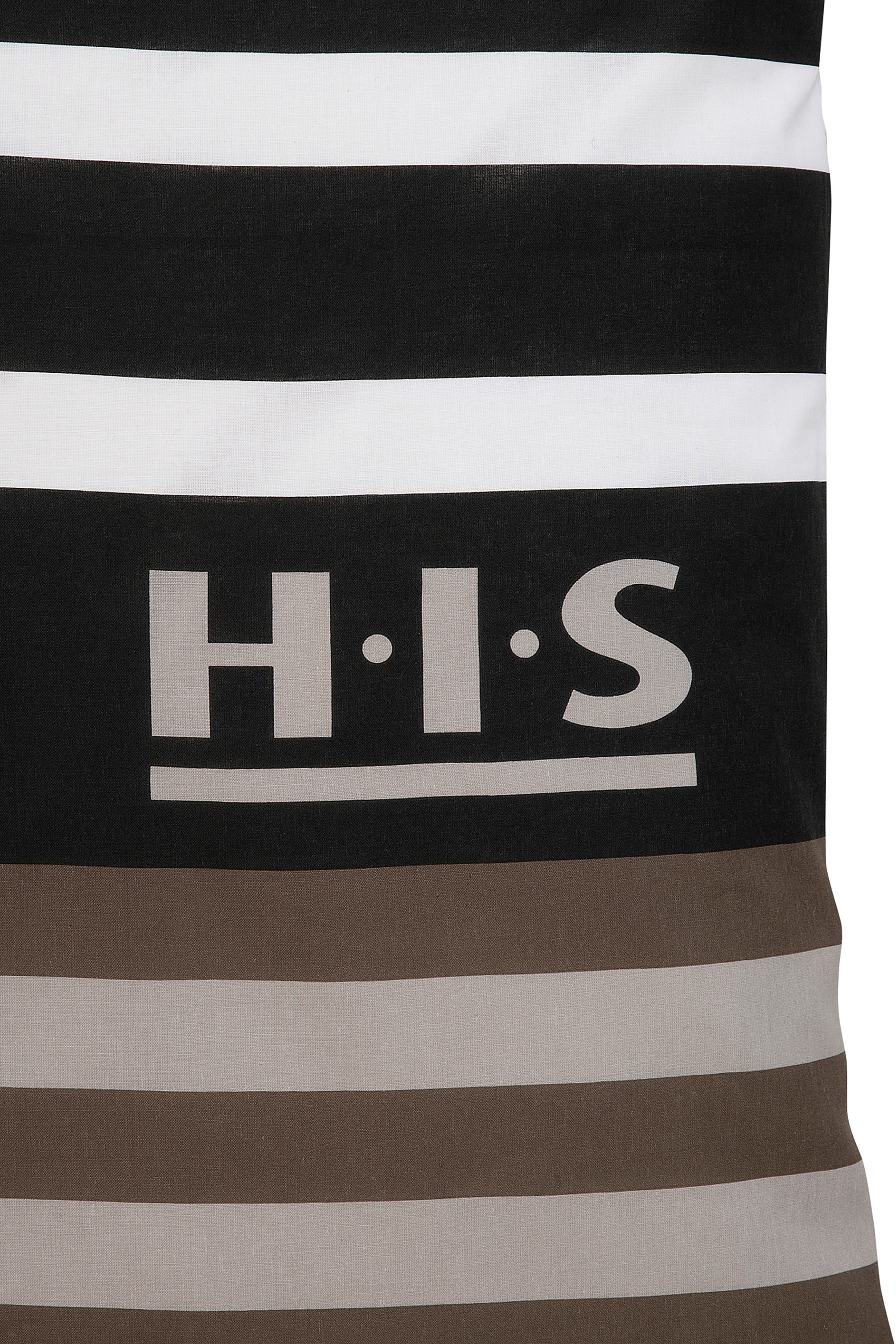 H.I.S Bettwäsche »Majoran«, im Streifen Design, 100% Baumwolle, Bettwäsche in Größe 135x200, 155x220 und 200x200 cm, Bettwäsche-Set in Linon oder Biber-Qualität. Mit Knöpfen