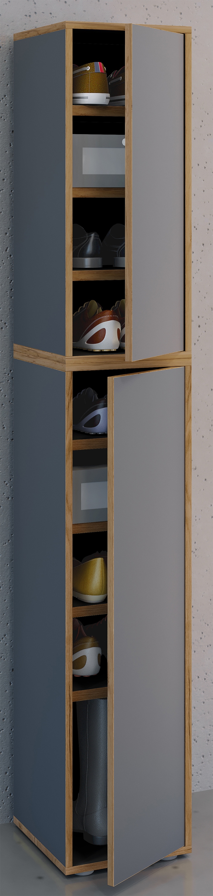 VCM Schuhschrank »XL Holz Großer Schuhschrank Schuhkommode Salia B30«