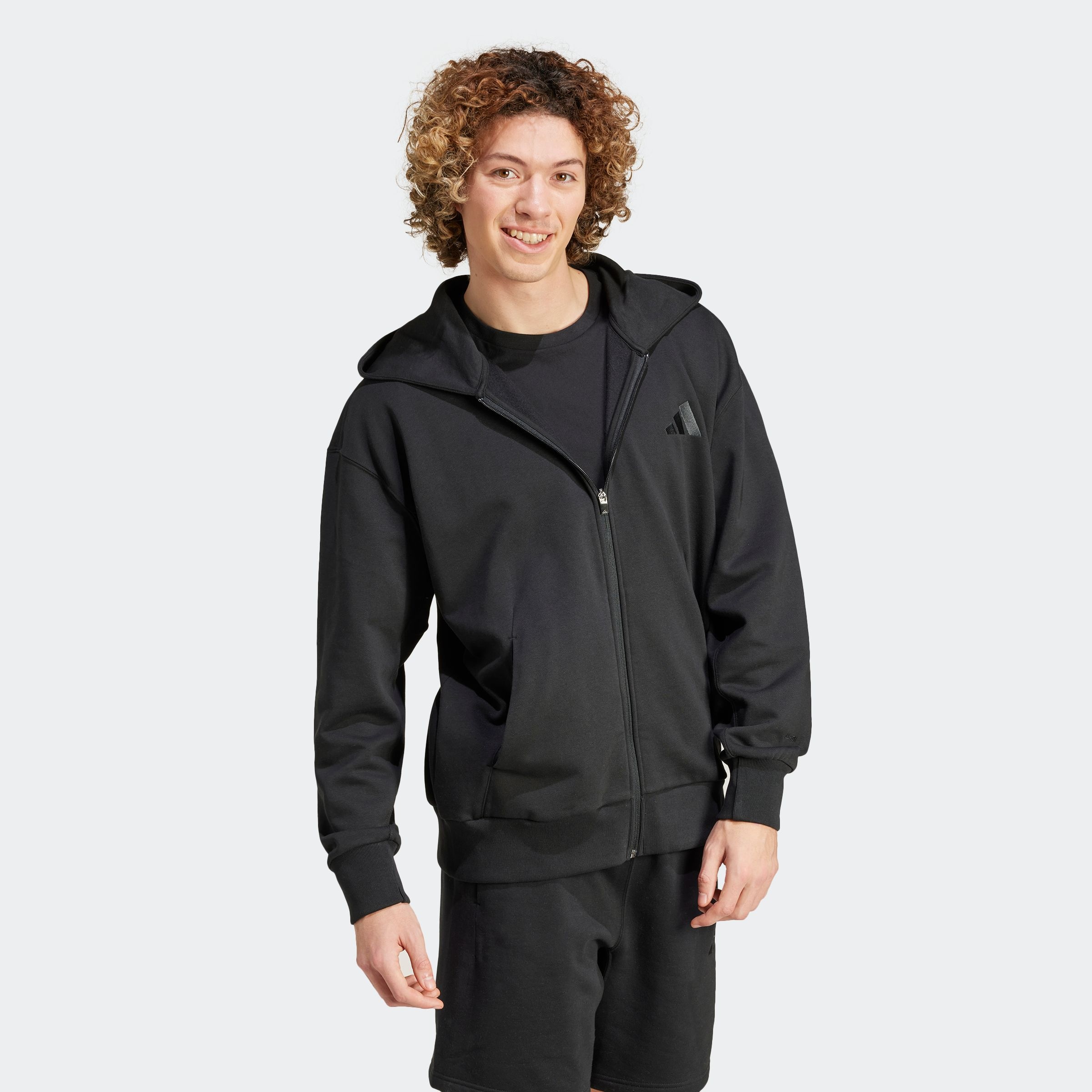 adidas Sportswear Kapuzensweatshirt »M A SZN FL FZ«, Kapuzenjacke mit Reißverschluss