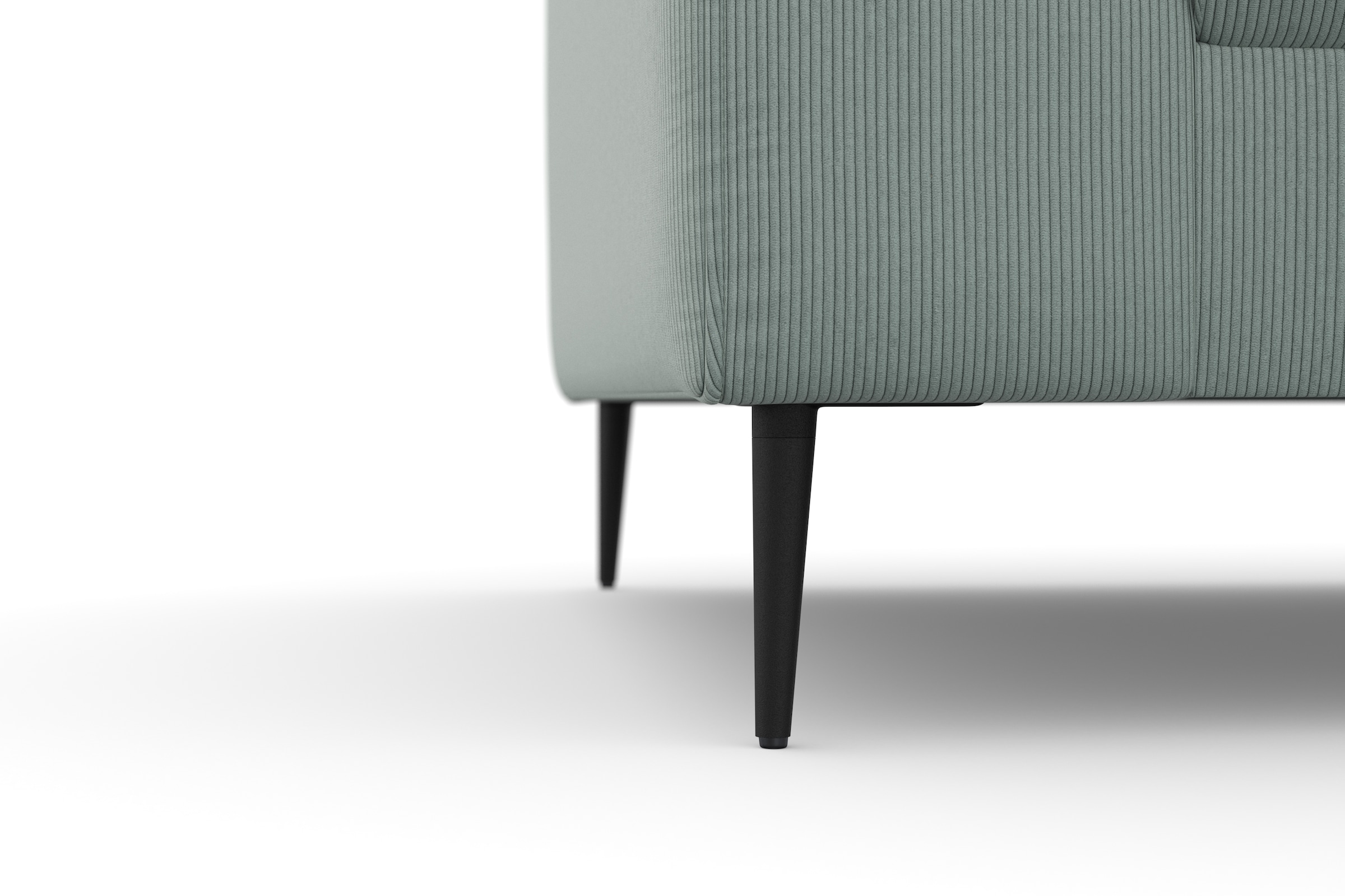 DOMO collection Ecksofa »Modica, zeitlos und elegant, L-Form«, moderne Optik mit extrabreiter Recamiere, auch in Cord