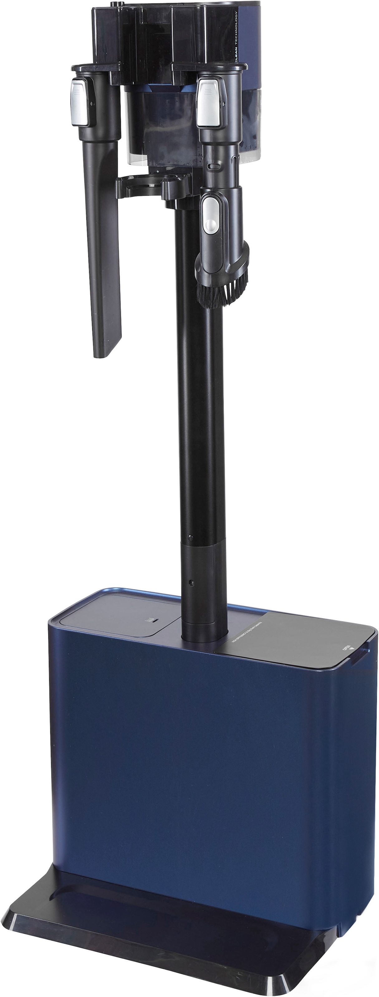 Hanseatic Akku-Stielstaubsauger »HVSS350600SMC mit Absaugstation, bis zu 60 min. Akkulaufzeit«, Düse mit LED Beleuchtung, mit Auto Empty Funktion