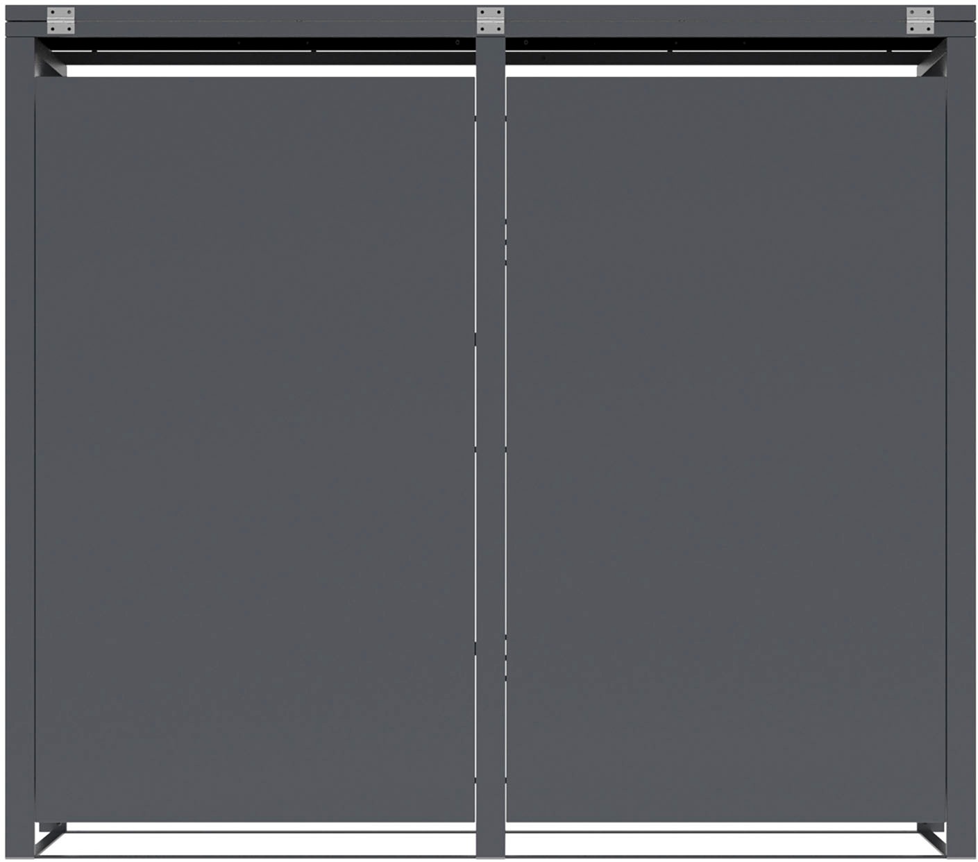 WESTMANN Mülltonnenbox »Tonus 2« BxTxH: 132x80x113 cm, für 2x240 L Mülltonnen