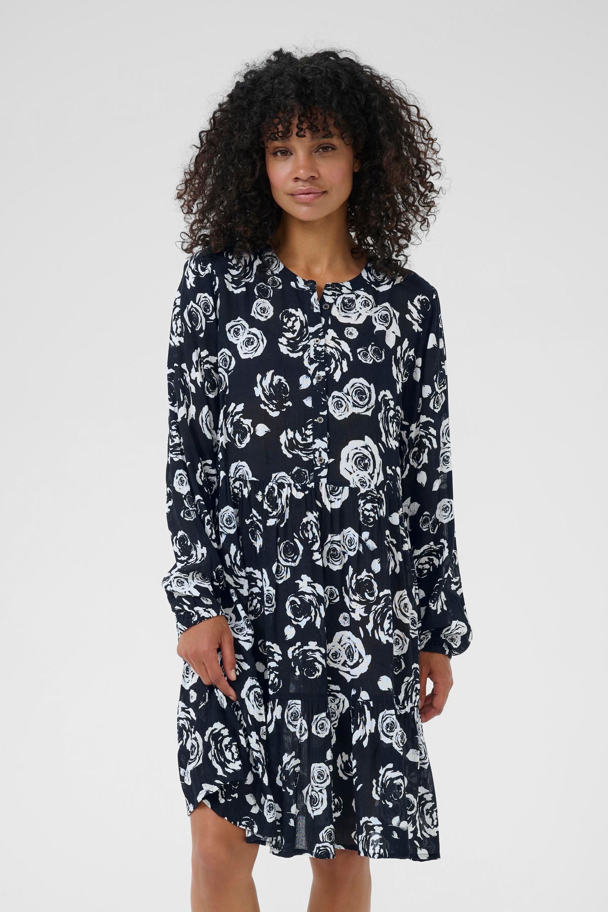 KAFFE Midikleid »Damen Kleid KAevity«