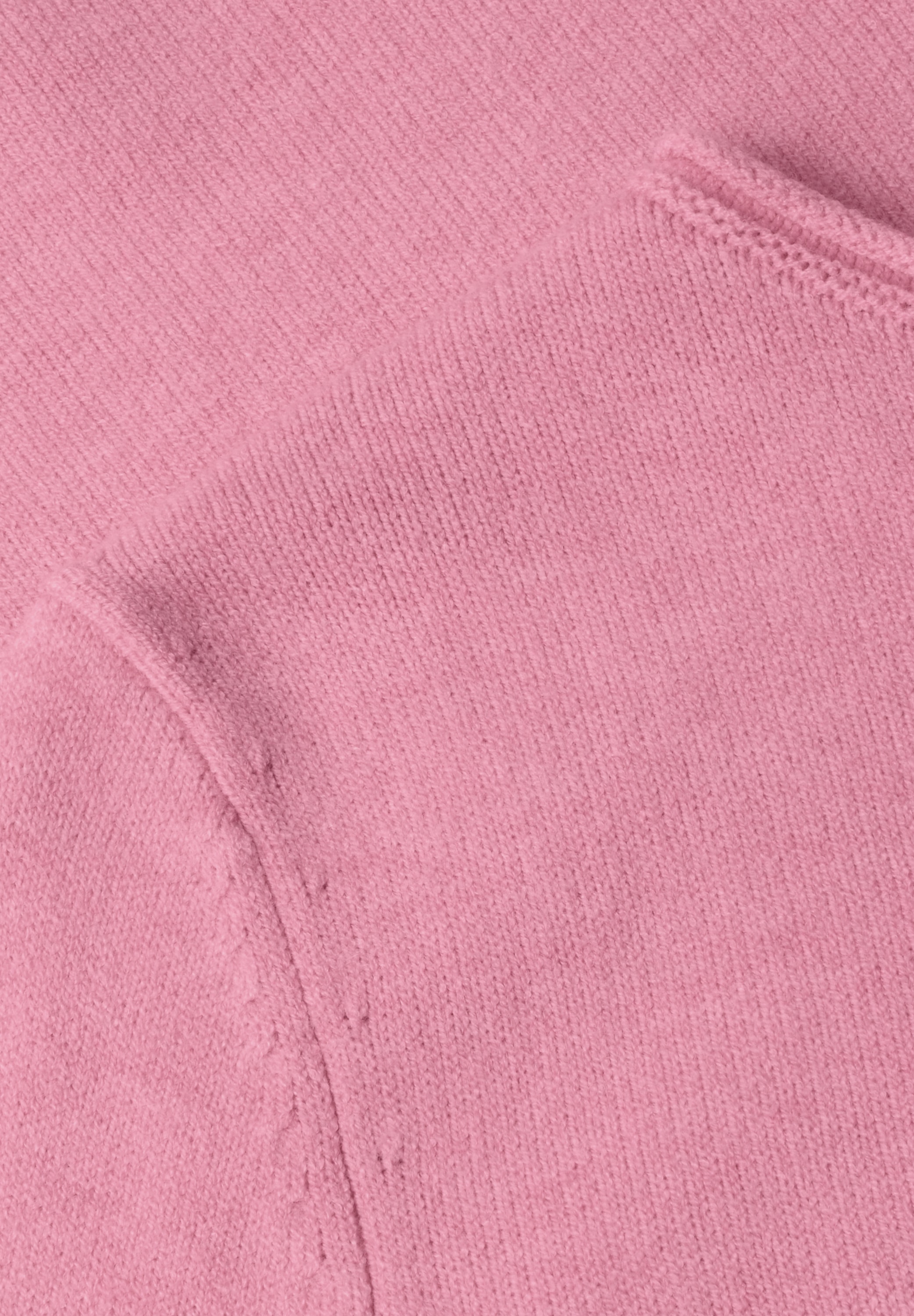 STREET ONE Strickpullover mit Boat Neck und Rollkanten / mit Viskose