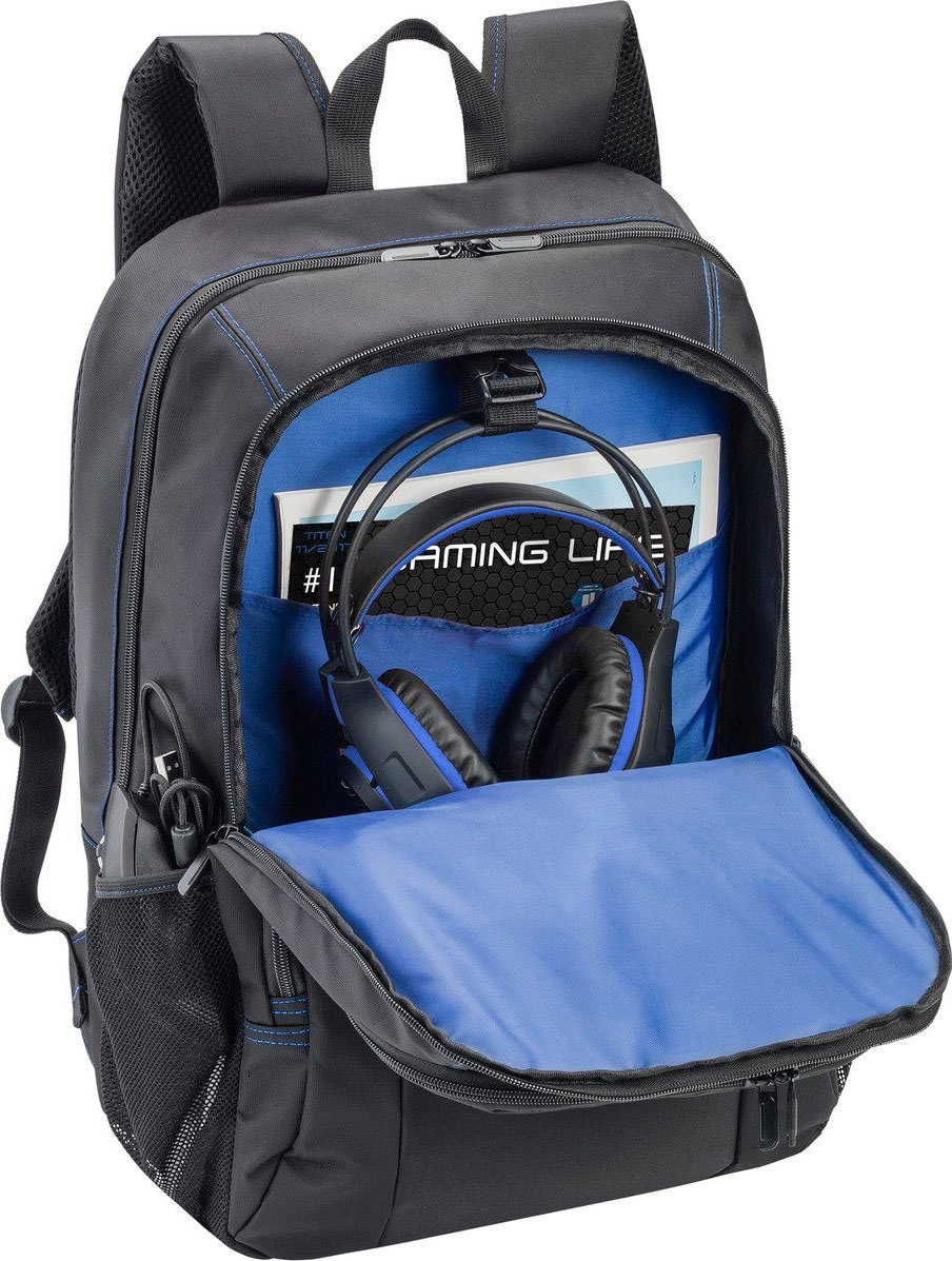 PEDEA Laptoprucksack »Rucksack 17,3 Zoll (43,9cm) "Game"«