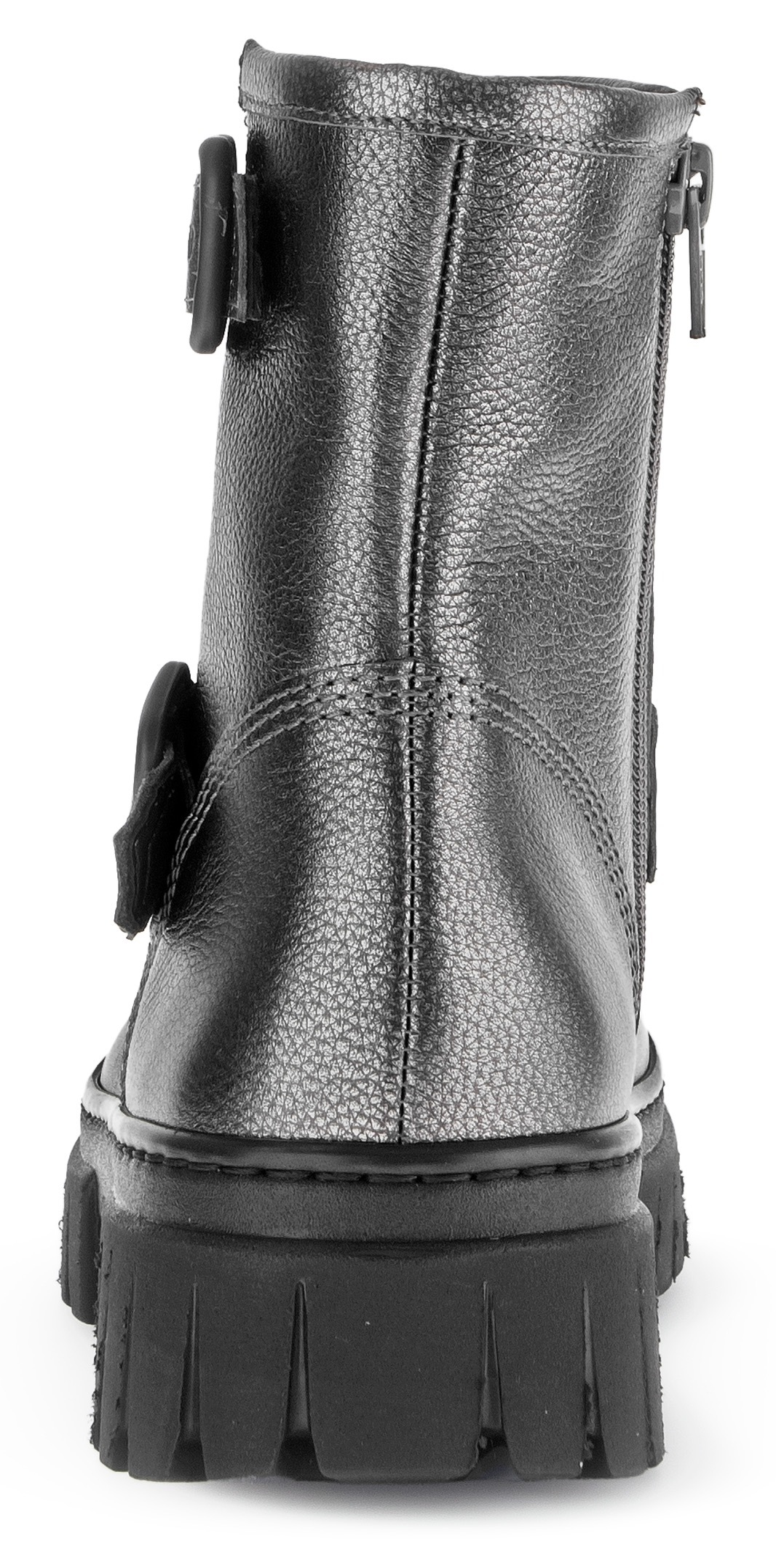 Gabor Schlupfboots »York«, Plateau, Stiefelette, Chunky Boots, Weite G, in Metallic-Optik