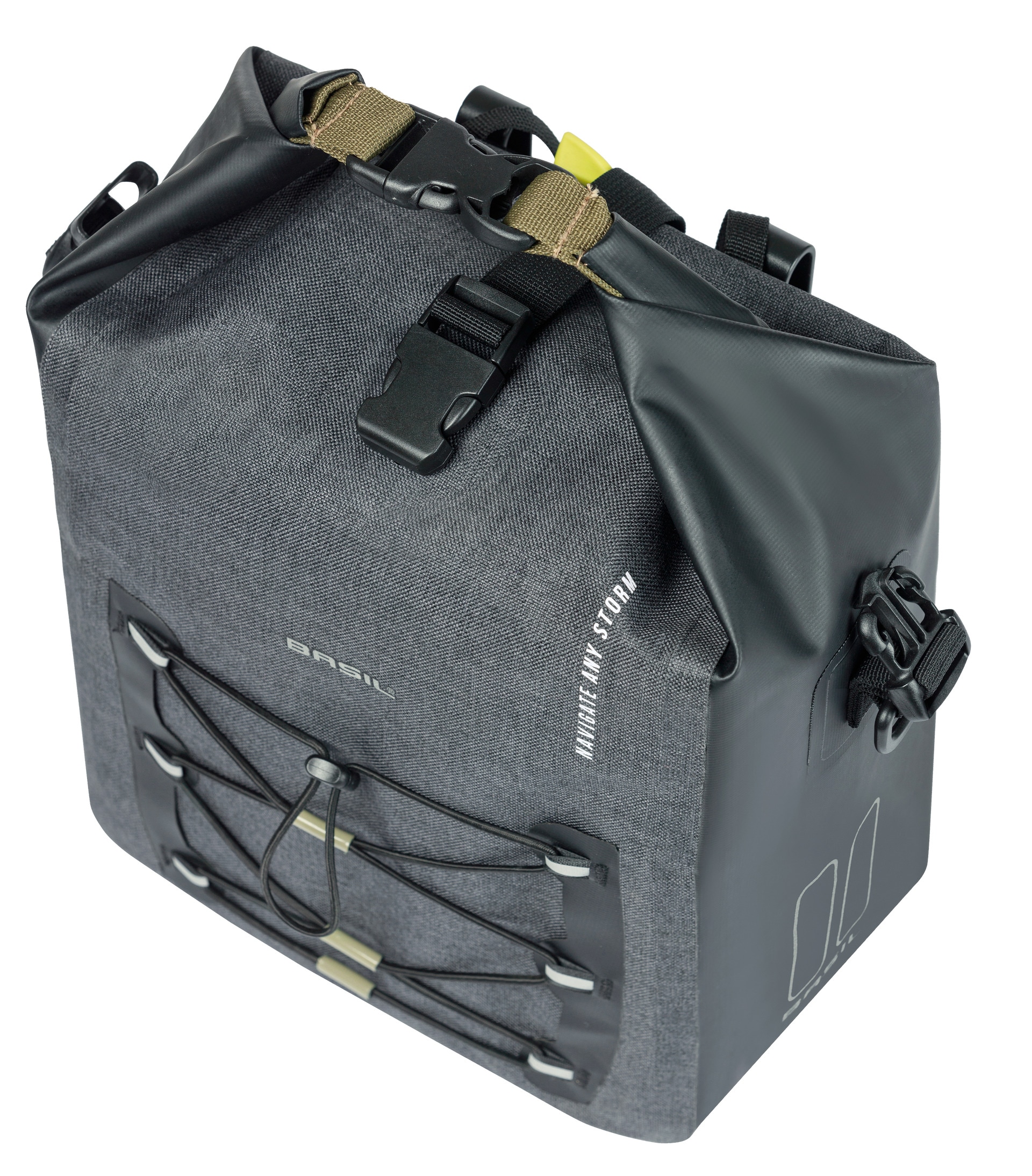 Basil Gepäckträgertasche »Fahrrad- Einzeltasche Navigator Storm MIK Studs M«
