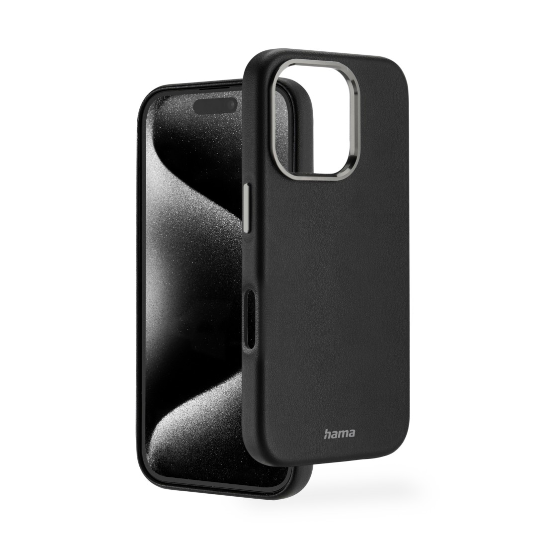 Smartphone-Hülle »Handyhülle "Eco Premium" für Apple iPhone 16 Pro Max, Schwarz«,...