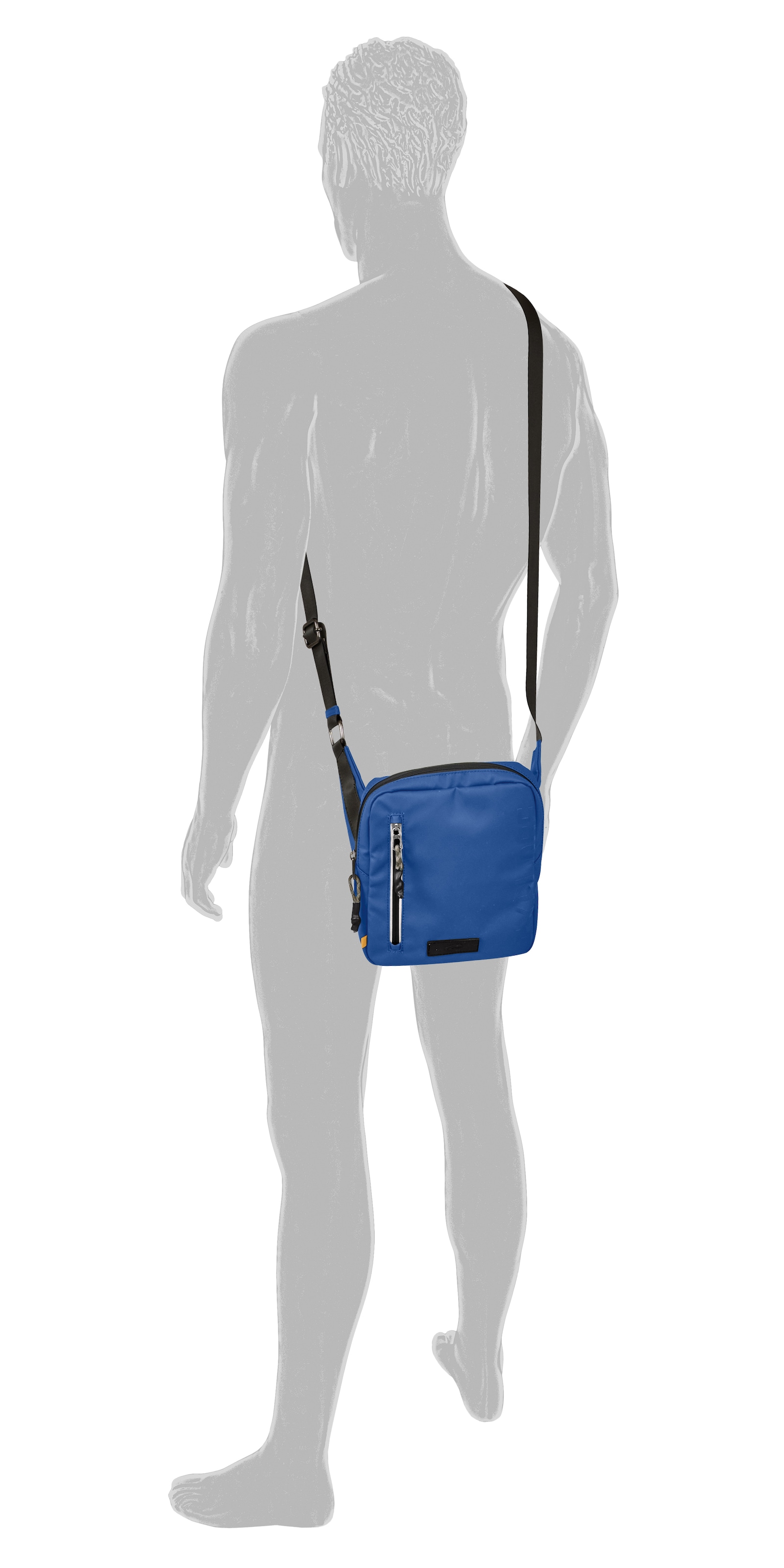 camel active Umhängetasche »Explore« wasserabweisendes recyceltes Nylon und reflektierende Reißverschlüsse