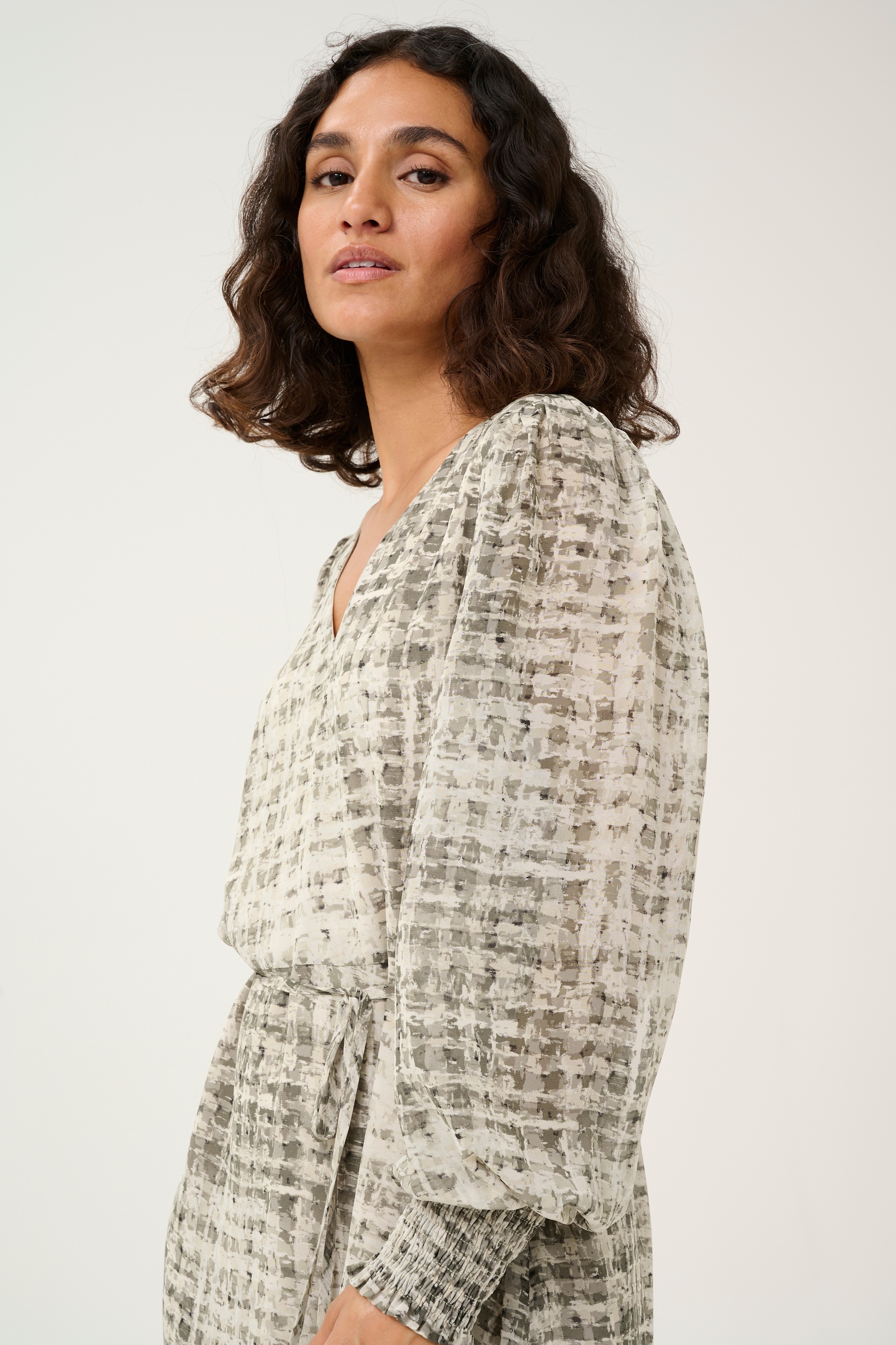 KAFFE Midikleid »Damen Kleid KAtrinike«