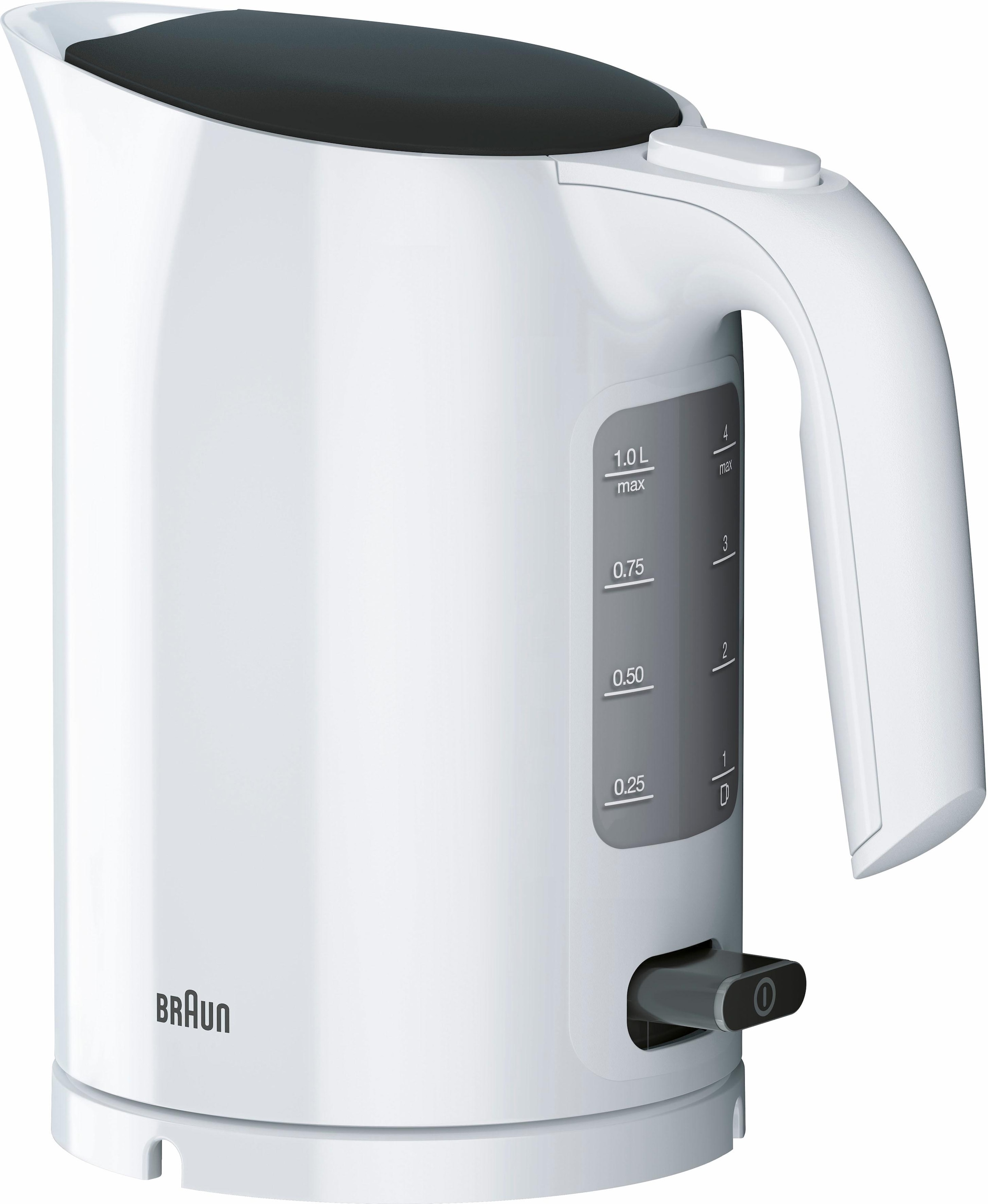 Braun Wasserkocher 1 XXL l, mit 2200 Jahren W WH«, Garantie 3000 »WK 3