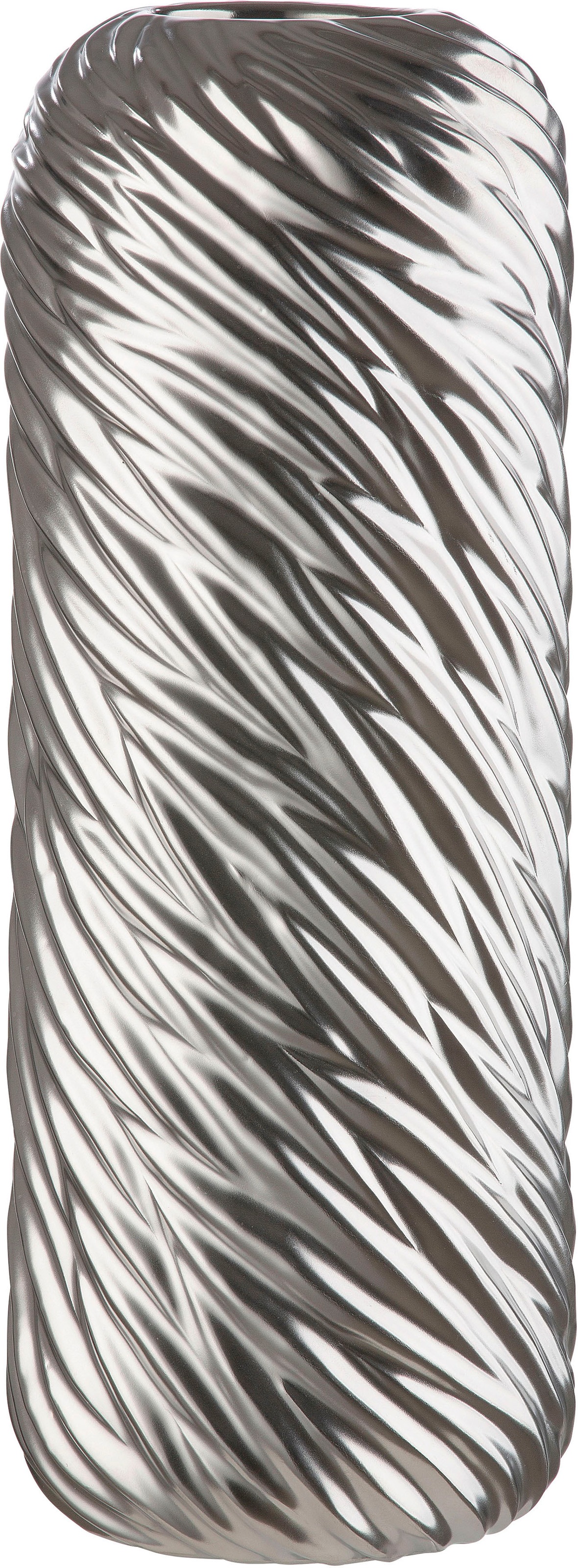 GILDE Dekovase »Wave, Höhe Vase ca. dekorative cm«, 40 auf Keramik kaufen mit Raten St.), aus (1 Dekoobjekt Rillenstruktur