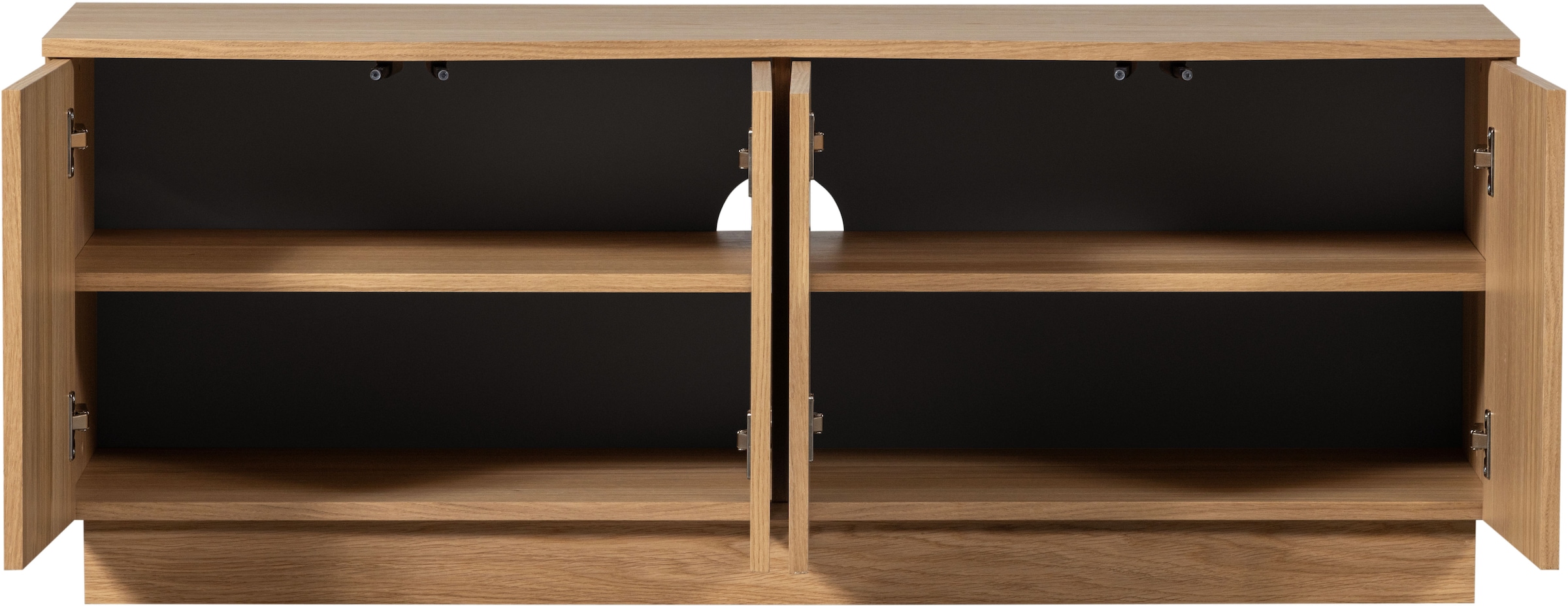 WOOOD Lowboard »WOOOD ZUMA TV-MÖBEL« Zuma TV-Kommode Eiche bietet Stil, Stauraum und einzigartiges Design